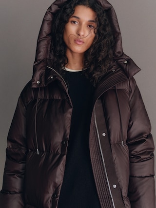 UPCYCLED DOWN PUFFER JACKET - XNAUWBI