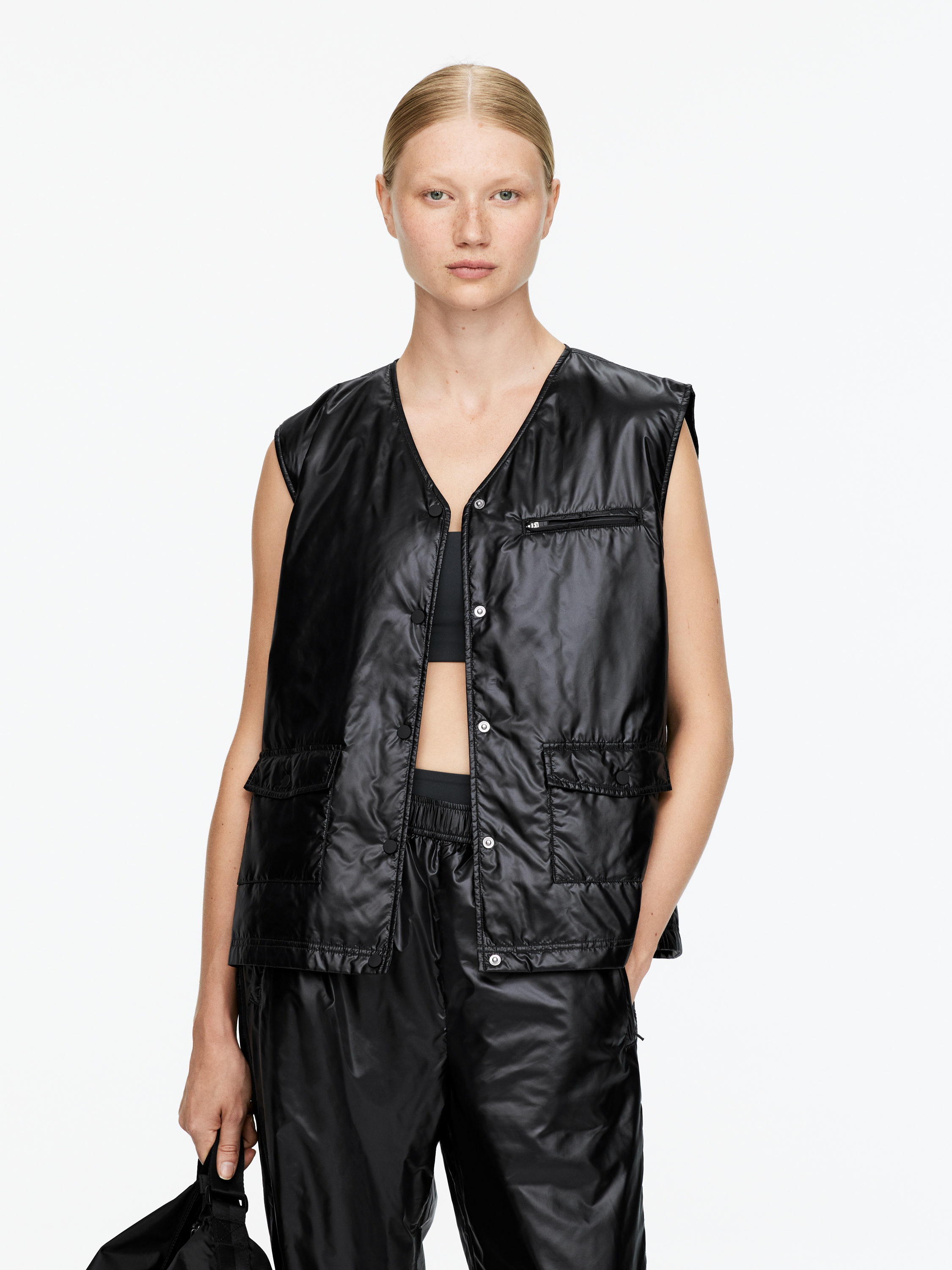 LIGHT PADDED NYLON VEST - XNAUWBI