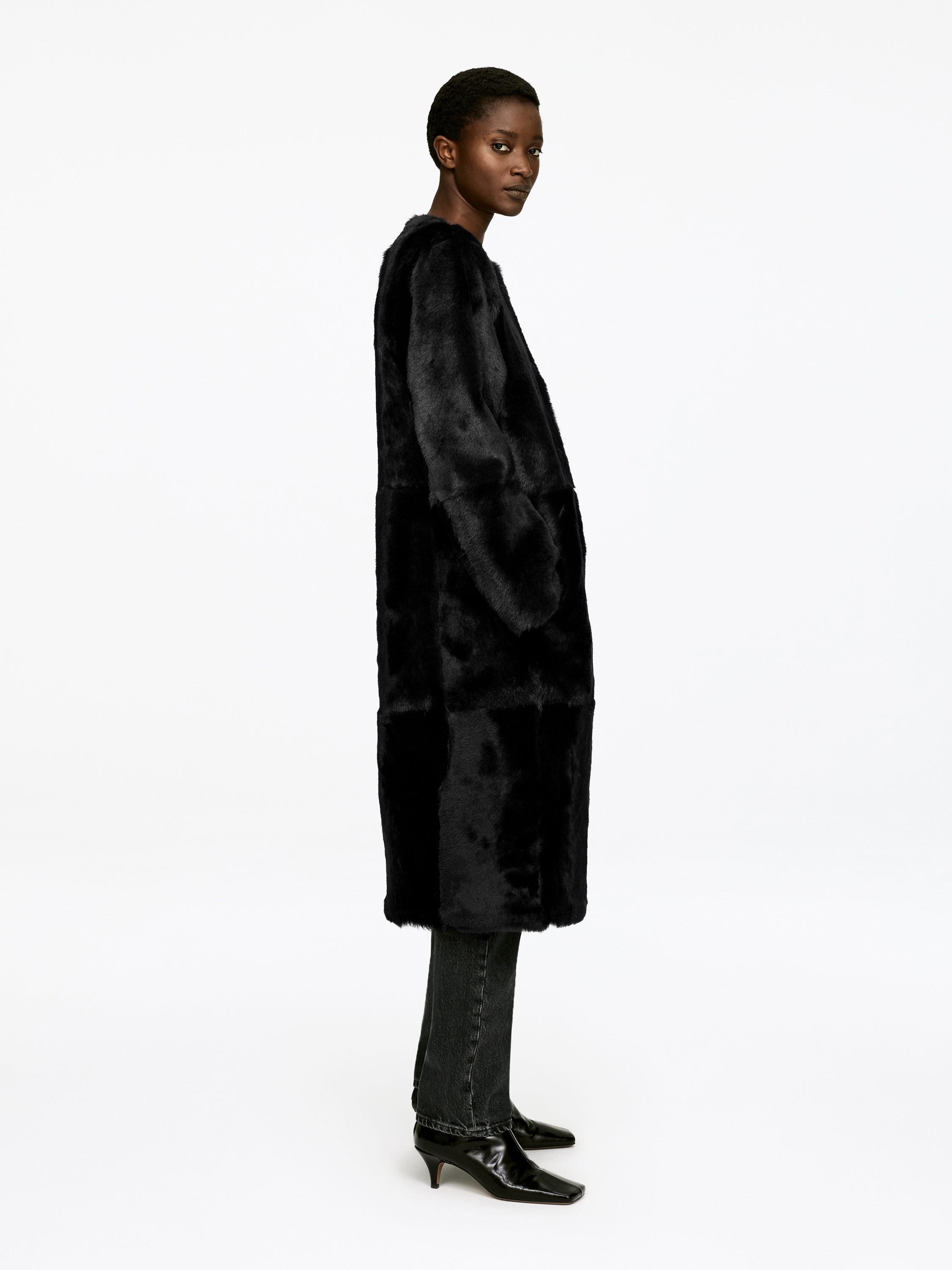 SHEARLING COAT - XNAUWBI