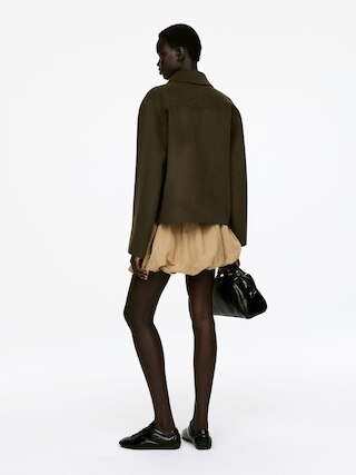 DOUBLE-FACE WOOL OVERSHIRT - XNAUWBI