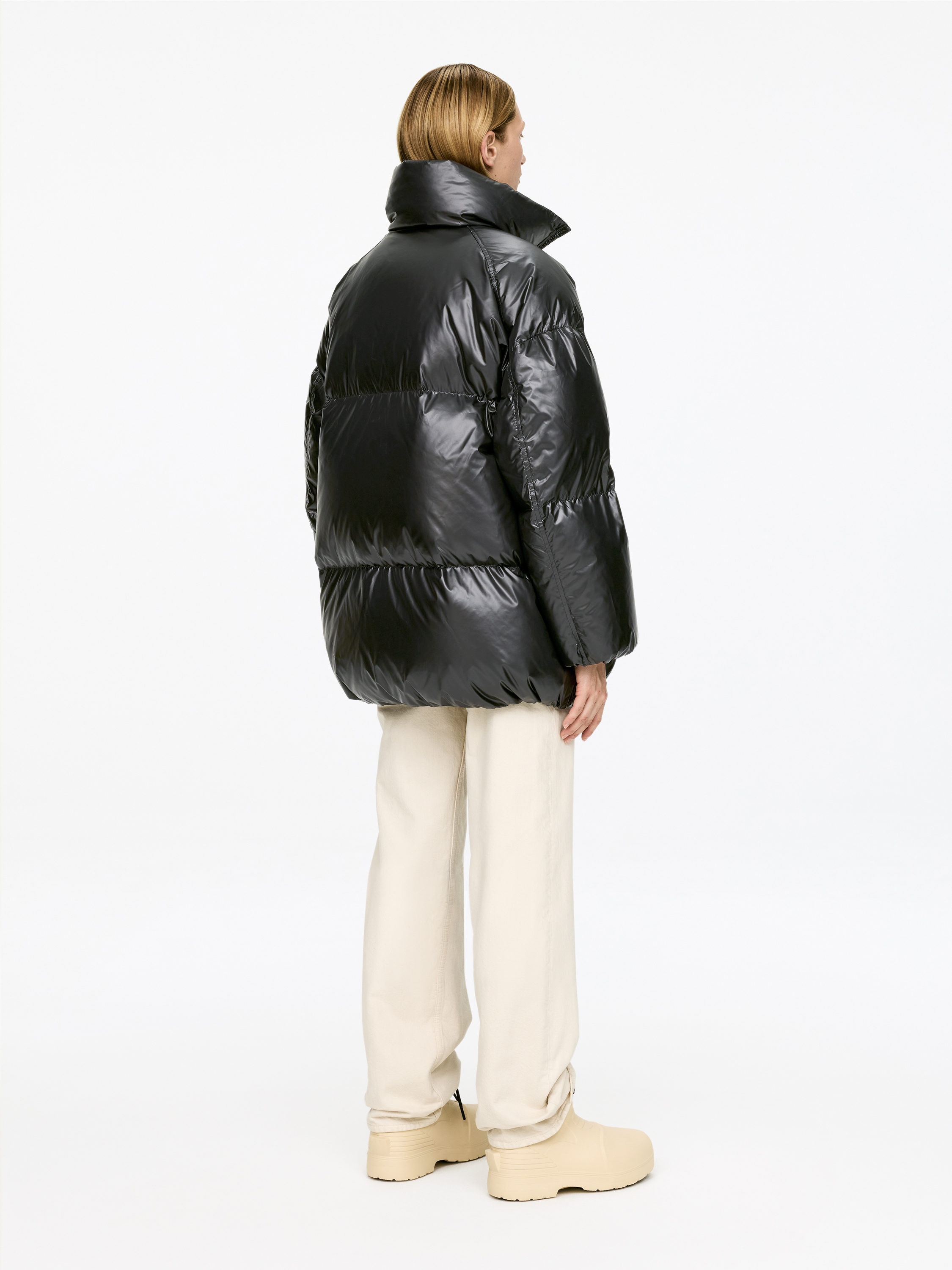 UPCYCLED DOWN PUFFER JACKET - XNAUWBI