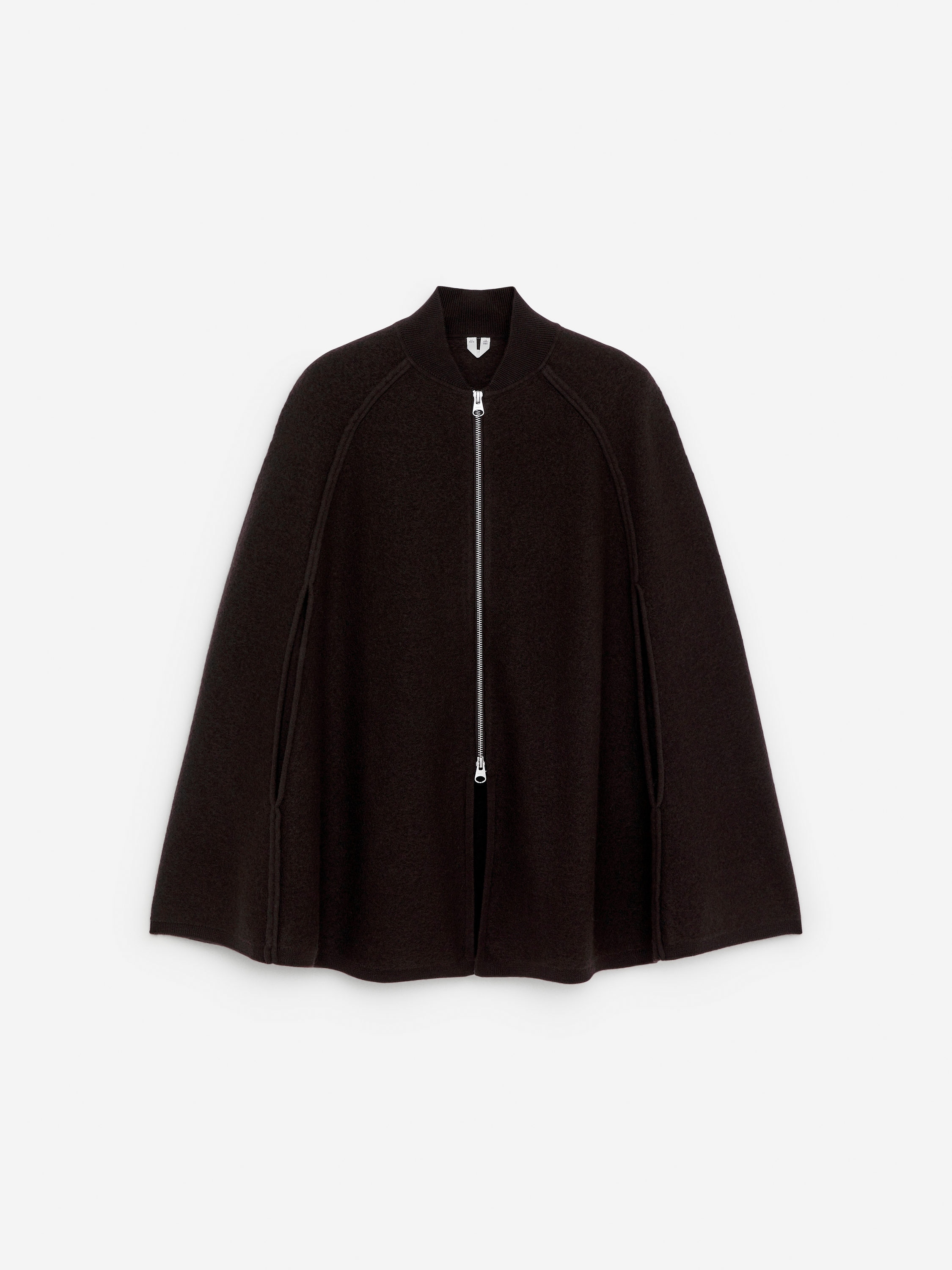 BOILED WOOL CAPE - XNAUWBI