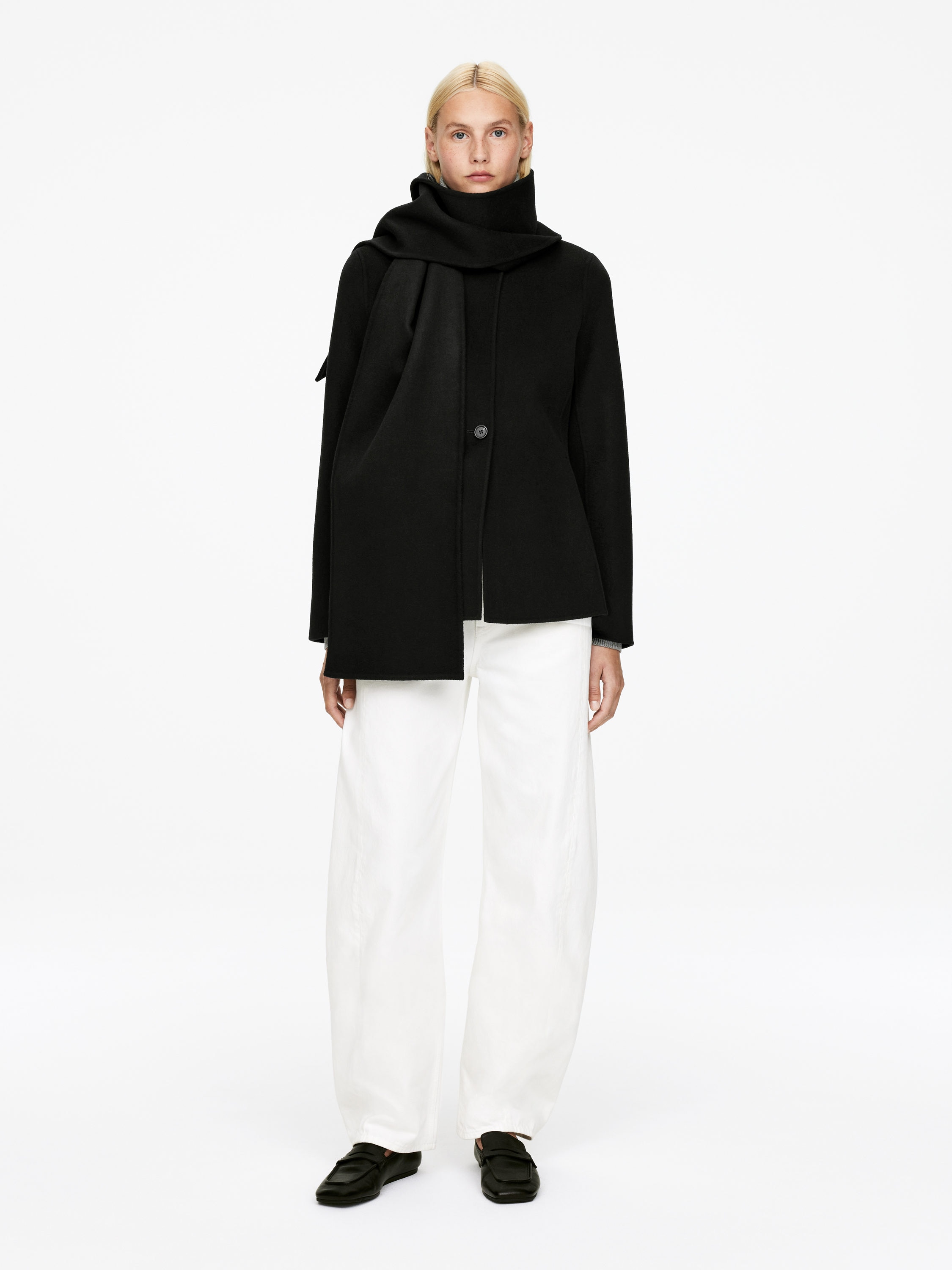 DOUBLÉ WOOL-BLEND BLAZER - XNAUWBI