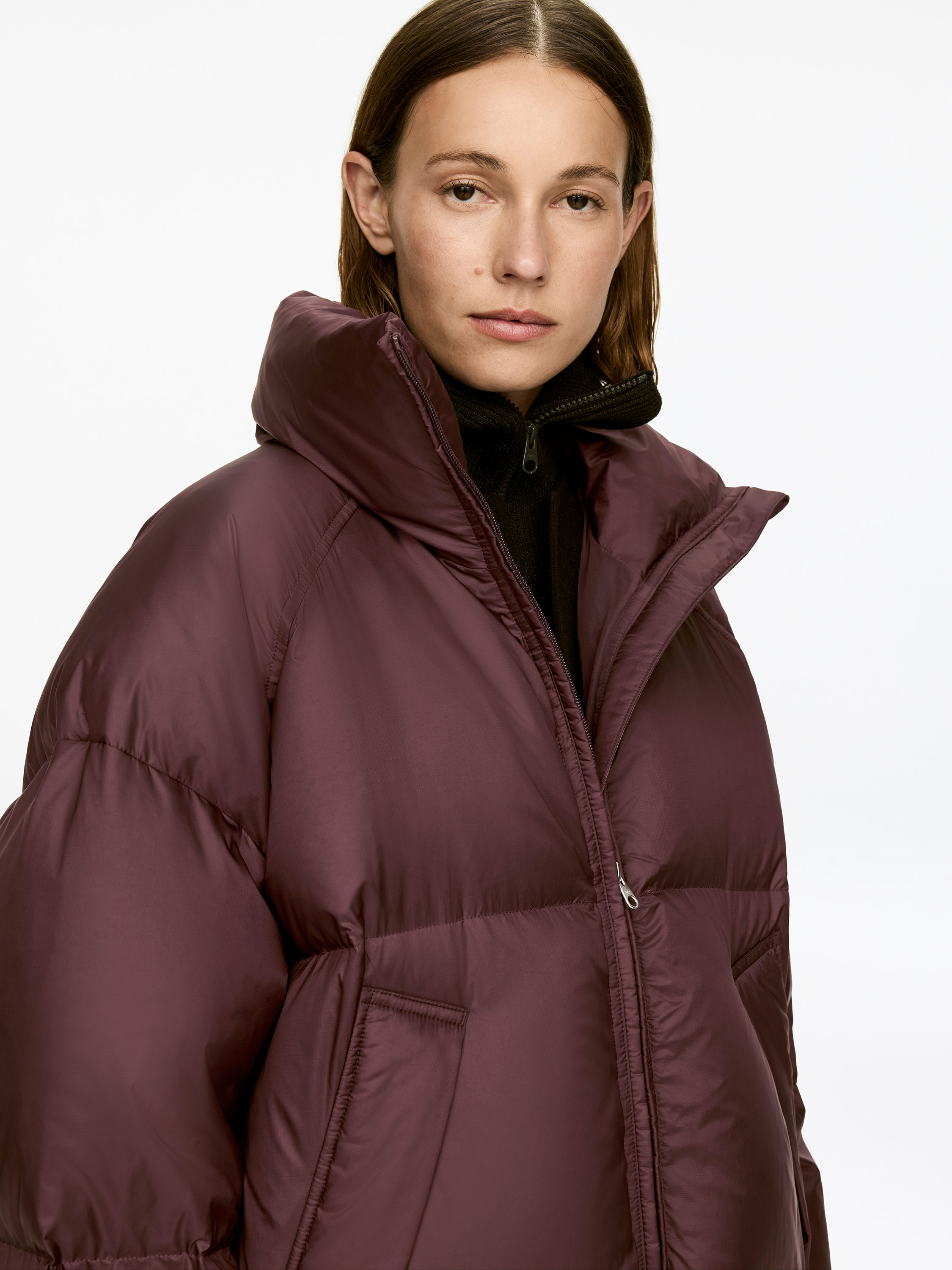 UPCYCLED DOWN PUFFER JACKET - XNAUWBI