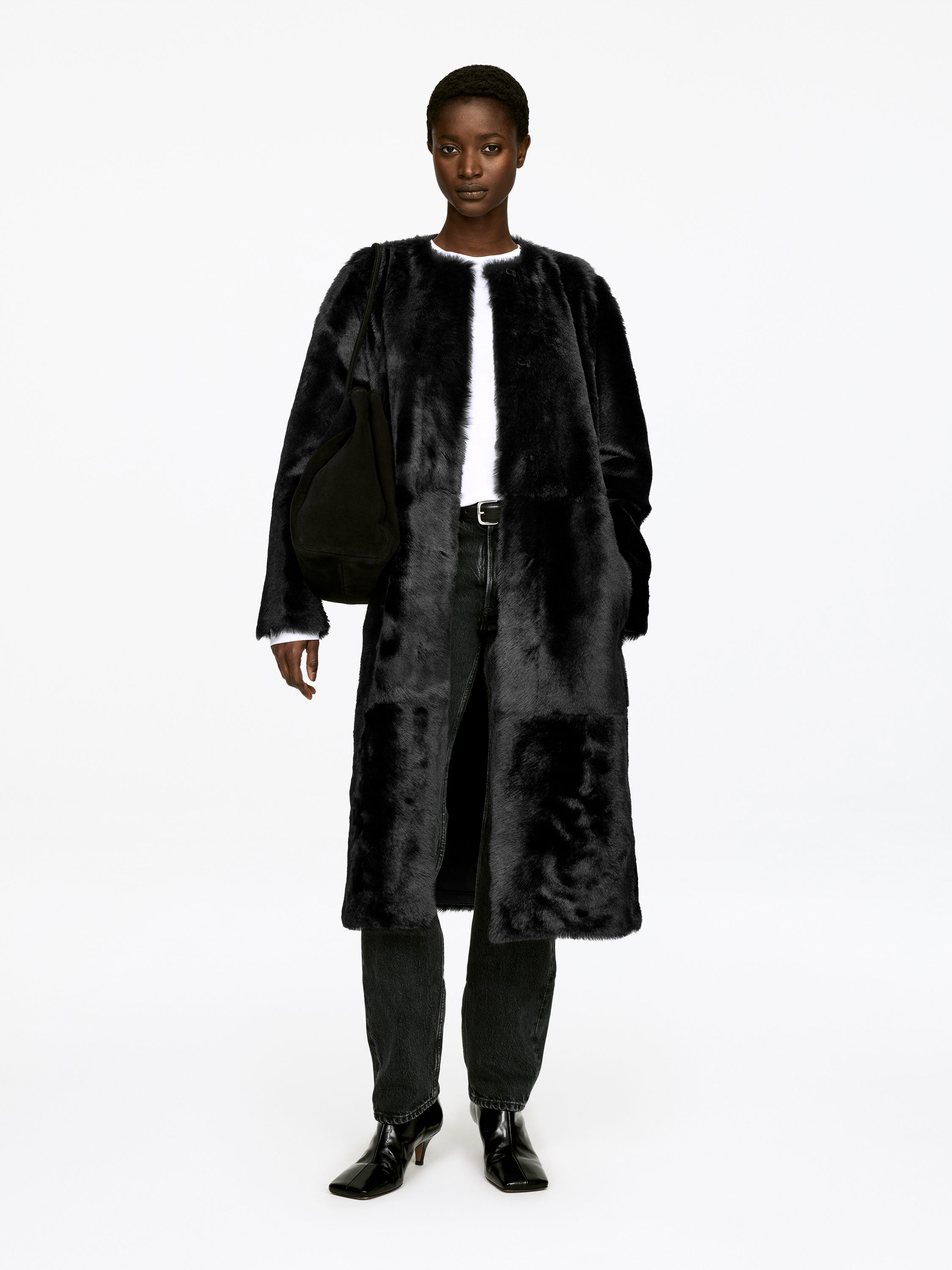 SHEARLING COAT - XNAUWBI