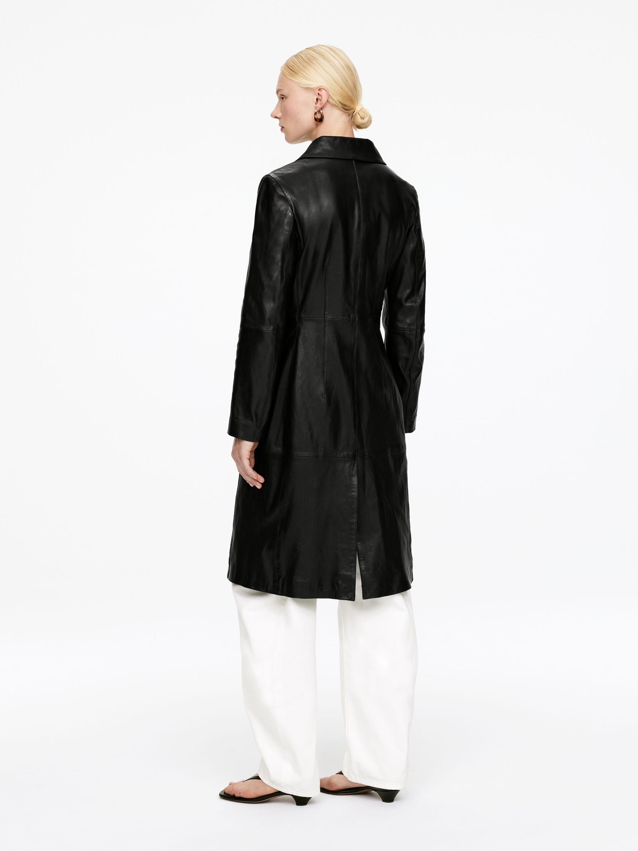 LEATHER COAT - XNAUWBI