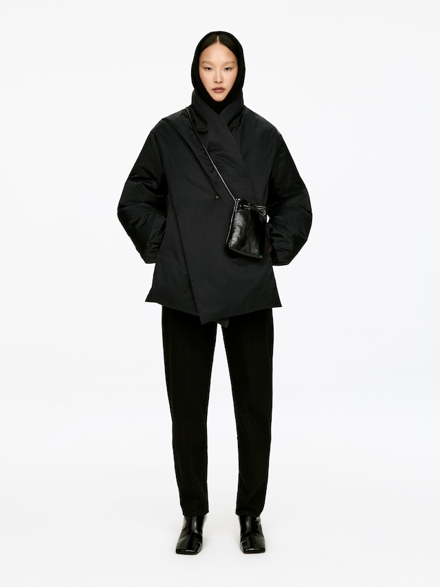 UPCYCLED DOWN SCARF JACKET - XNAUWBI