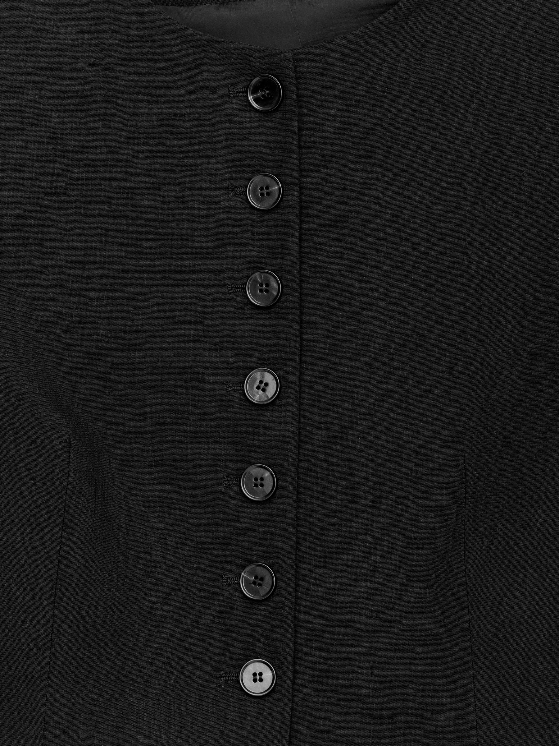 LINEN-BLEND BLAZER - XNAUWBI