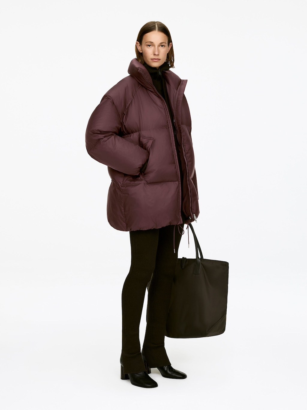 UPCYCLED DOWN PUFFER JACKET - XNAUWBI