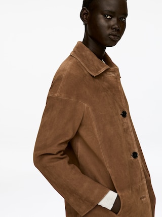 SUEDE COAT - XNAUWBI