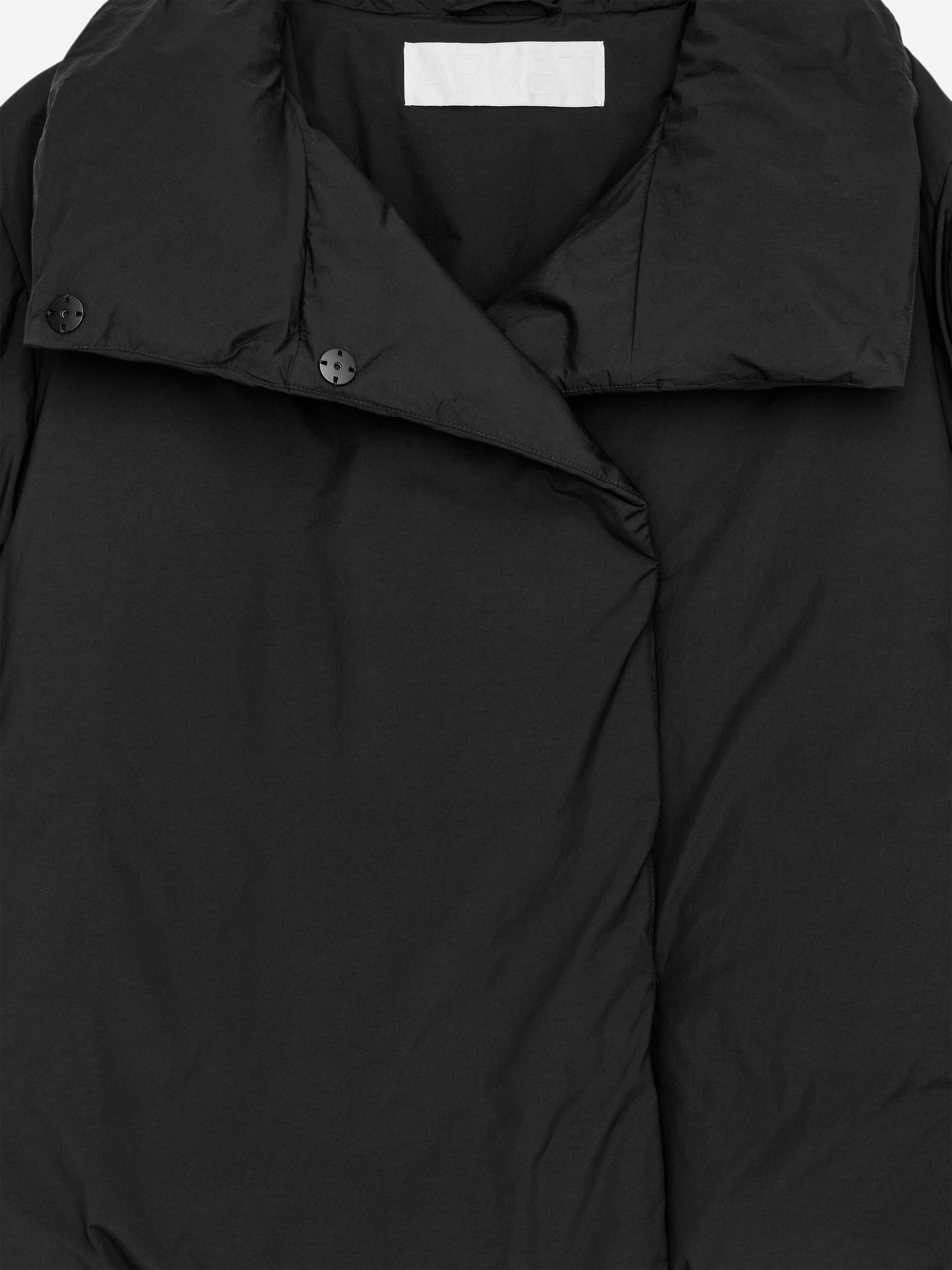 UPCYCLED DOWN HIGH-COLLAR JACKET - XNAUWBI