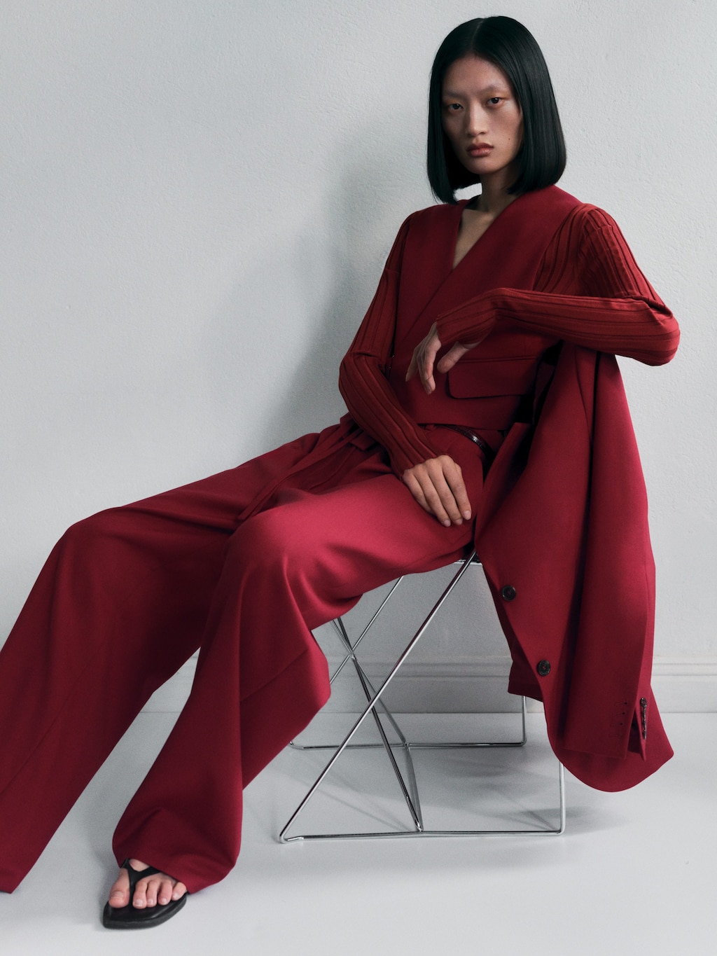 HOPSACK WOOL BLAZER - XNAUWBI