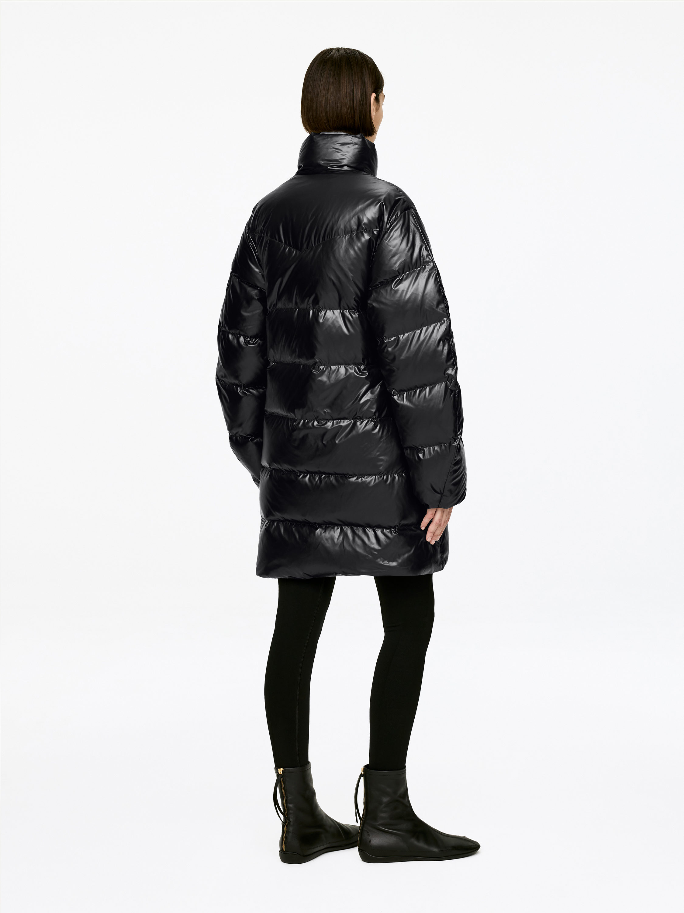 UPCYCLED DOWN LONG COAT - XNAUWBI