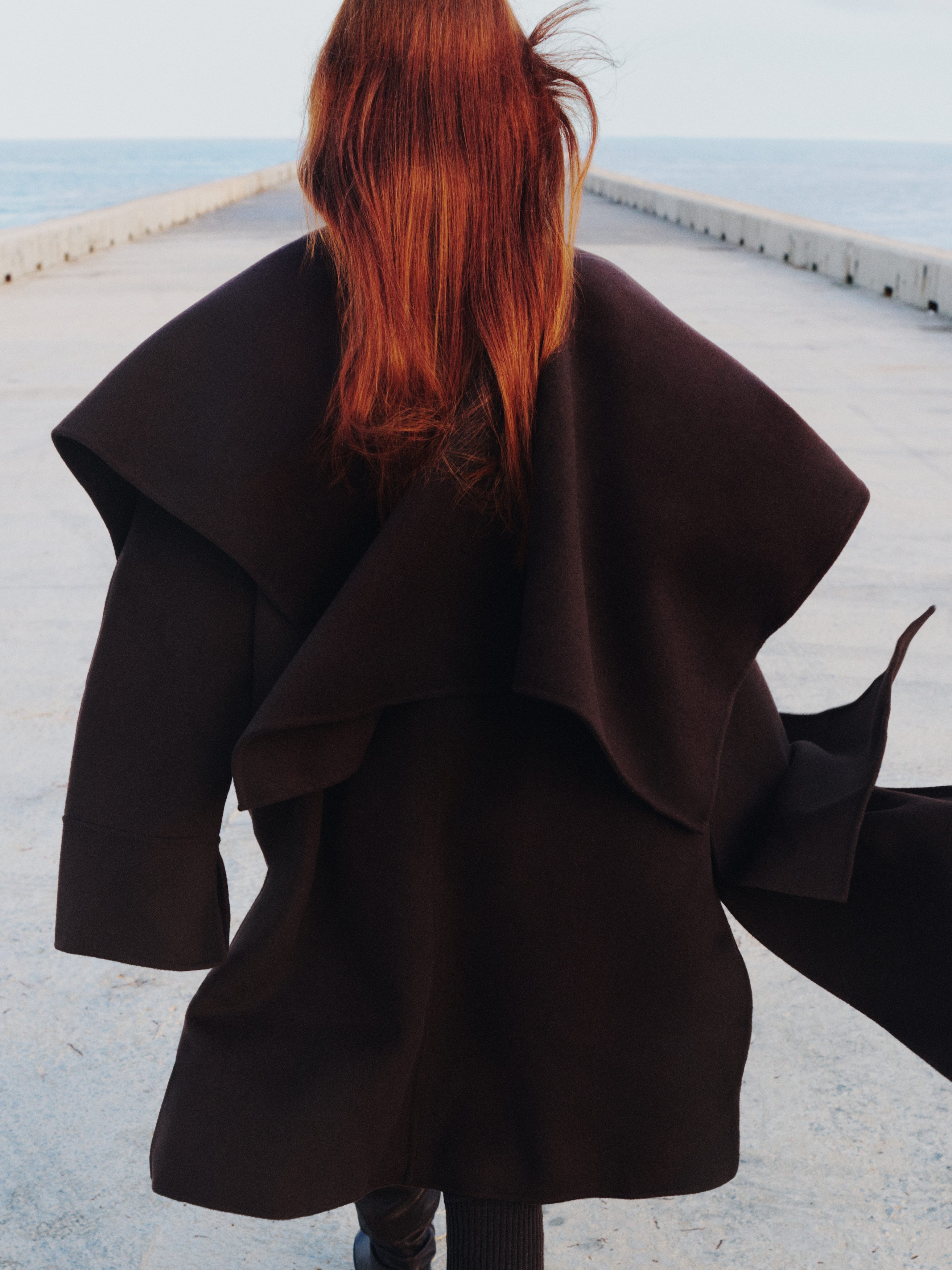 CAPE DOUBLÉ COAT - XNAUWBI