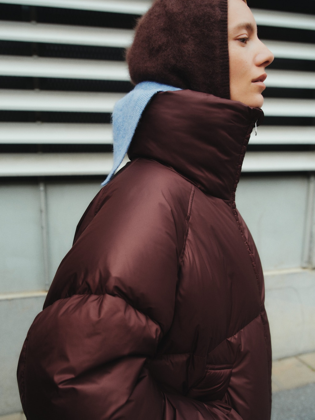 UPCYCLED DOWN PUFFER JACKET - XNAUWBI