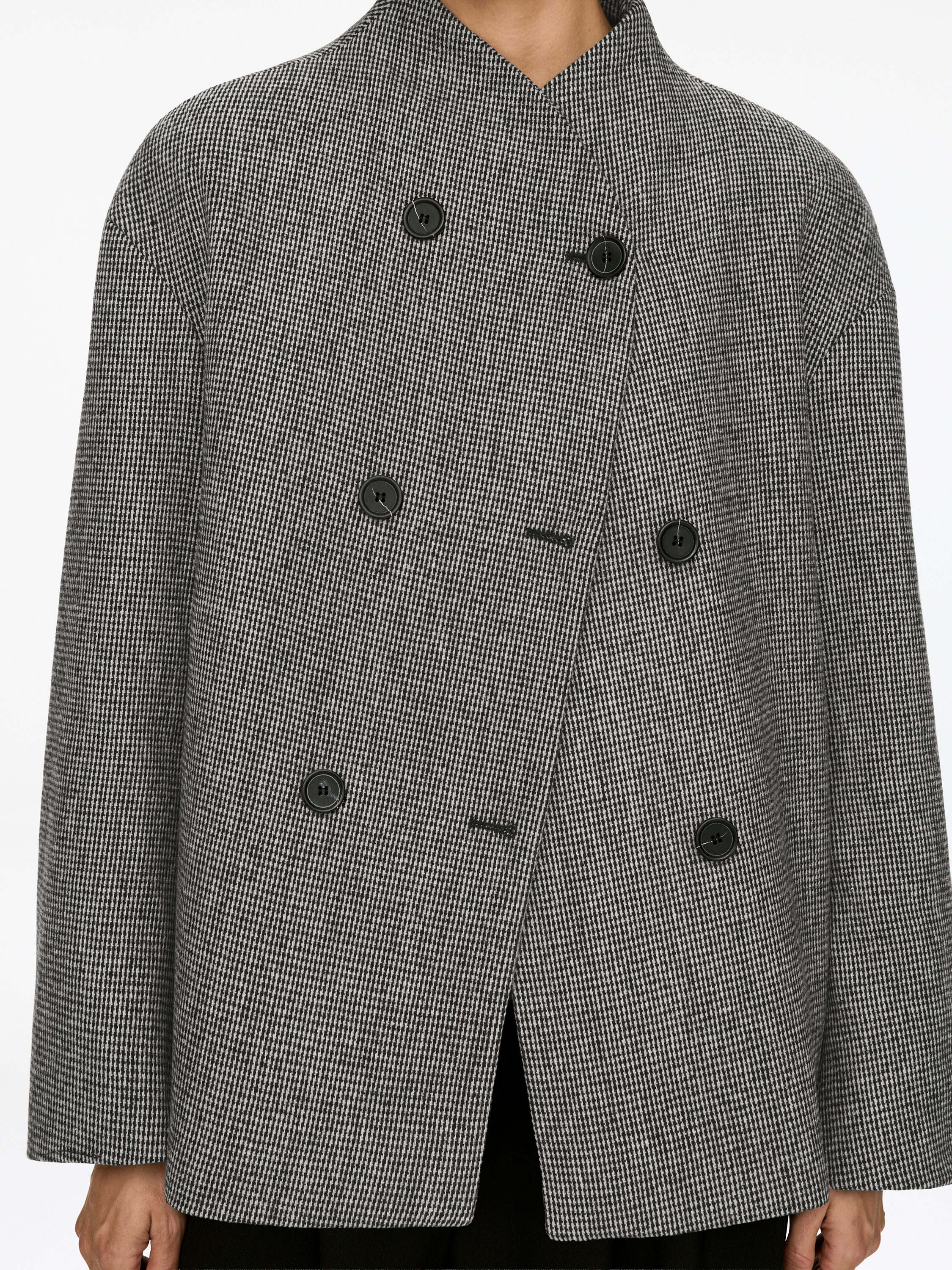 SHAWL-COLLAR WOOL JACKET - XNAUWBI