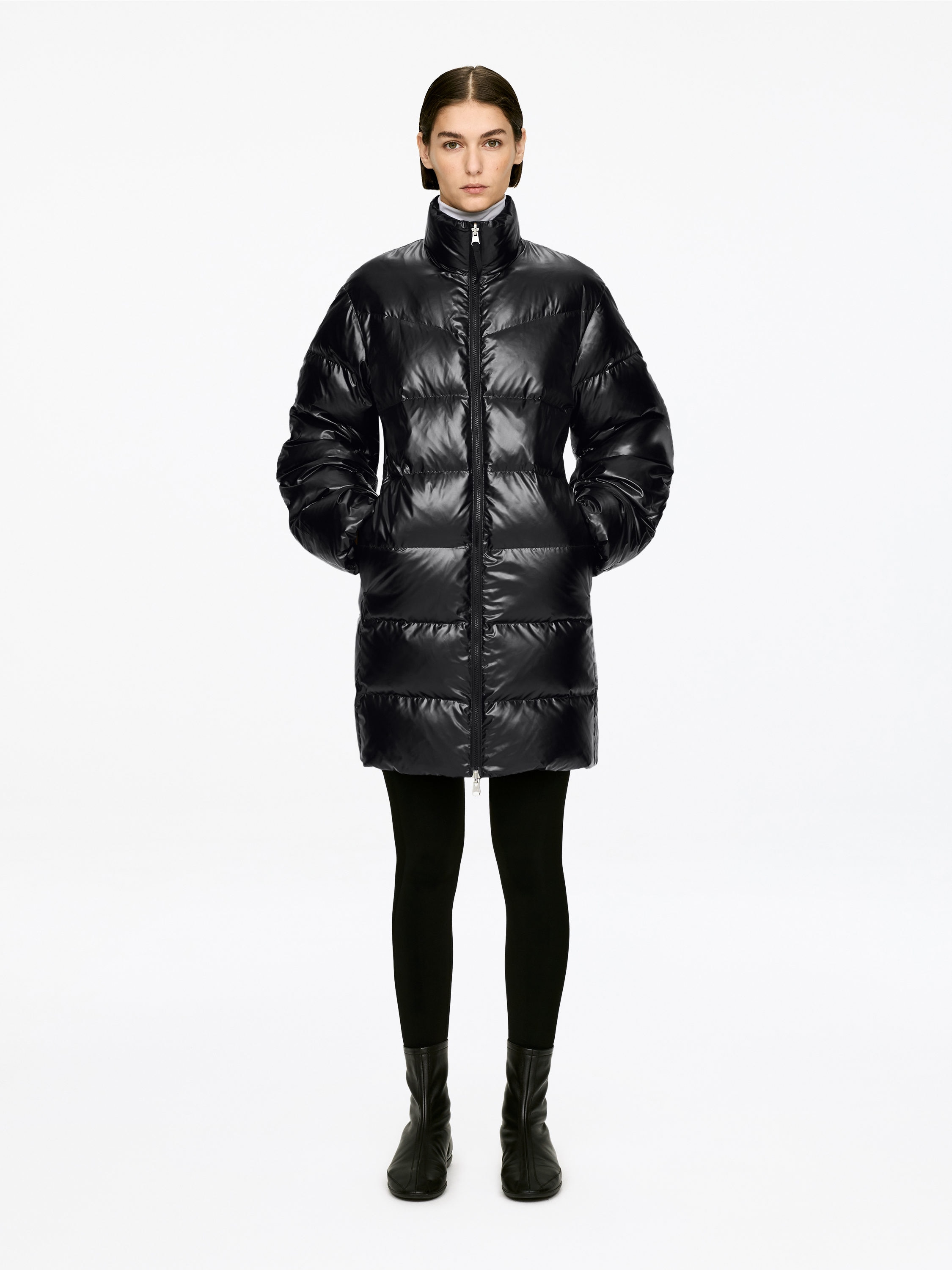 UPCYCLED DOWN LONG COAT - XNAUWBI