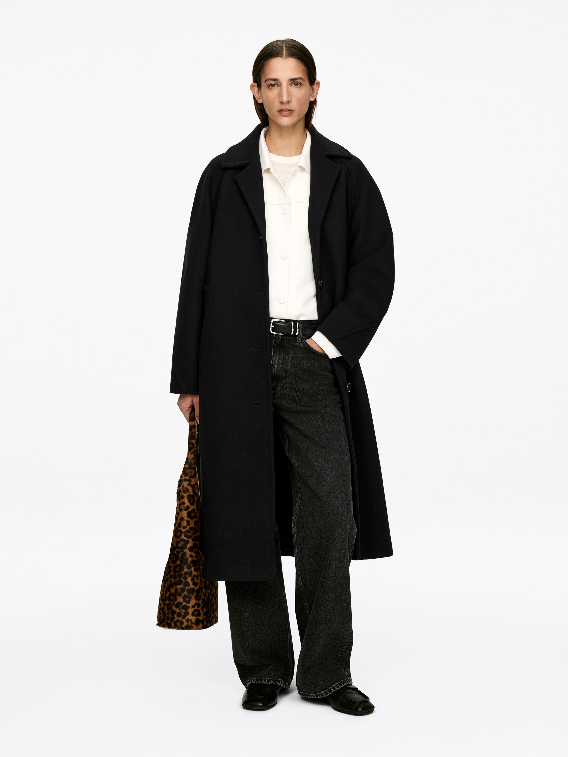 OVERSIZED WOOL-BLEND COAT - XNAUWBI