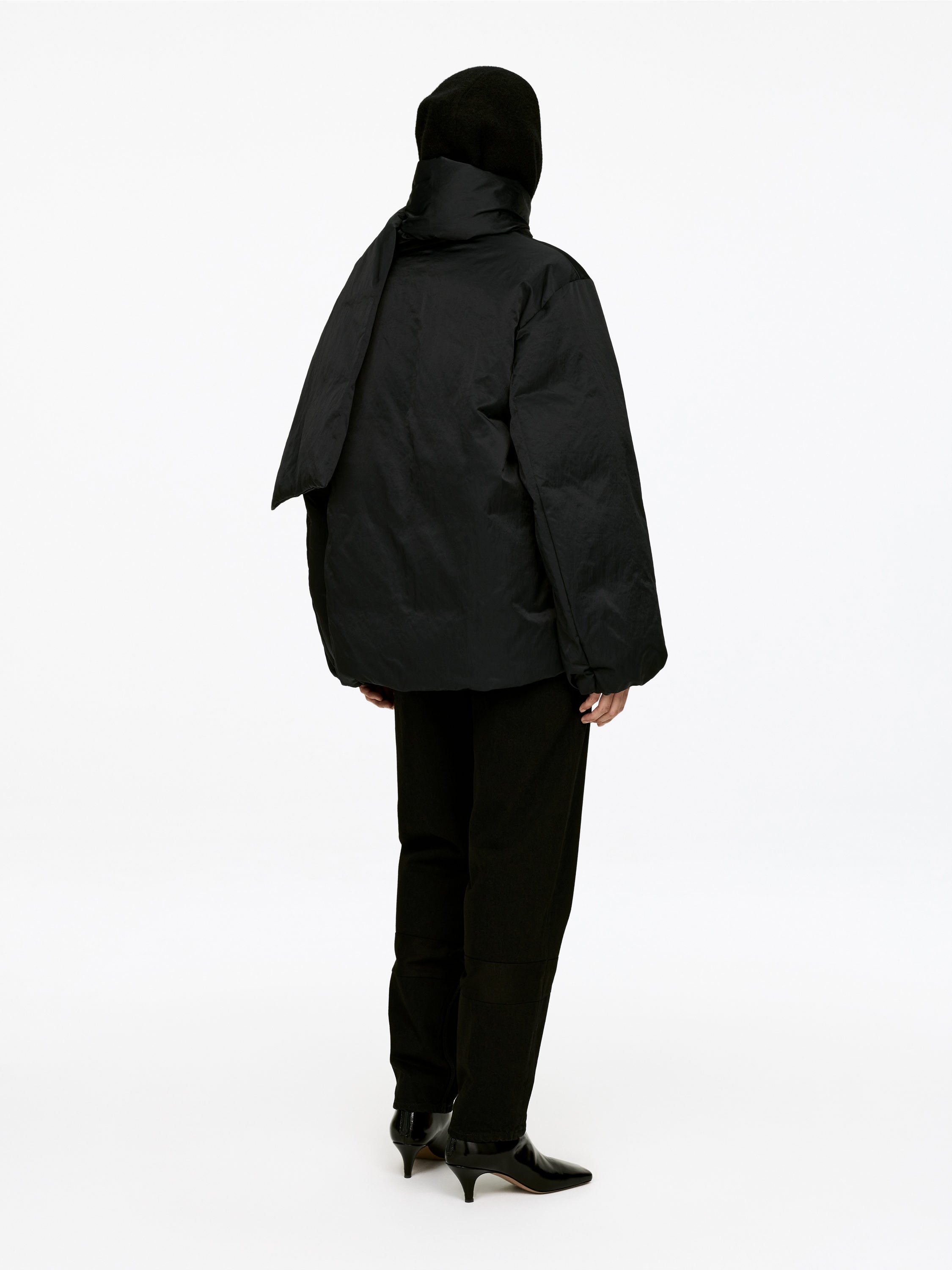 UPCYCLED DOWN SCARF JACKET - XNAUWBI