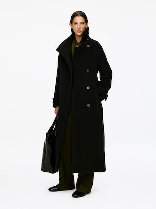 OVERSIZED WOOL-BLEND COAT - XNAUWBI