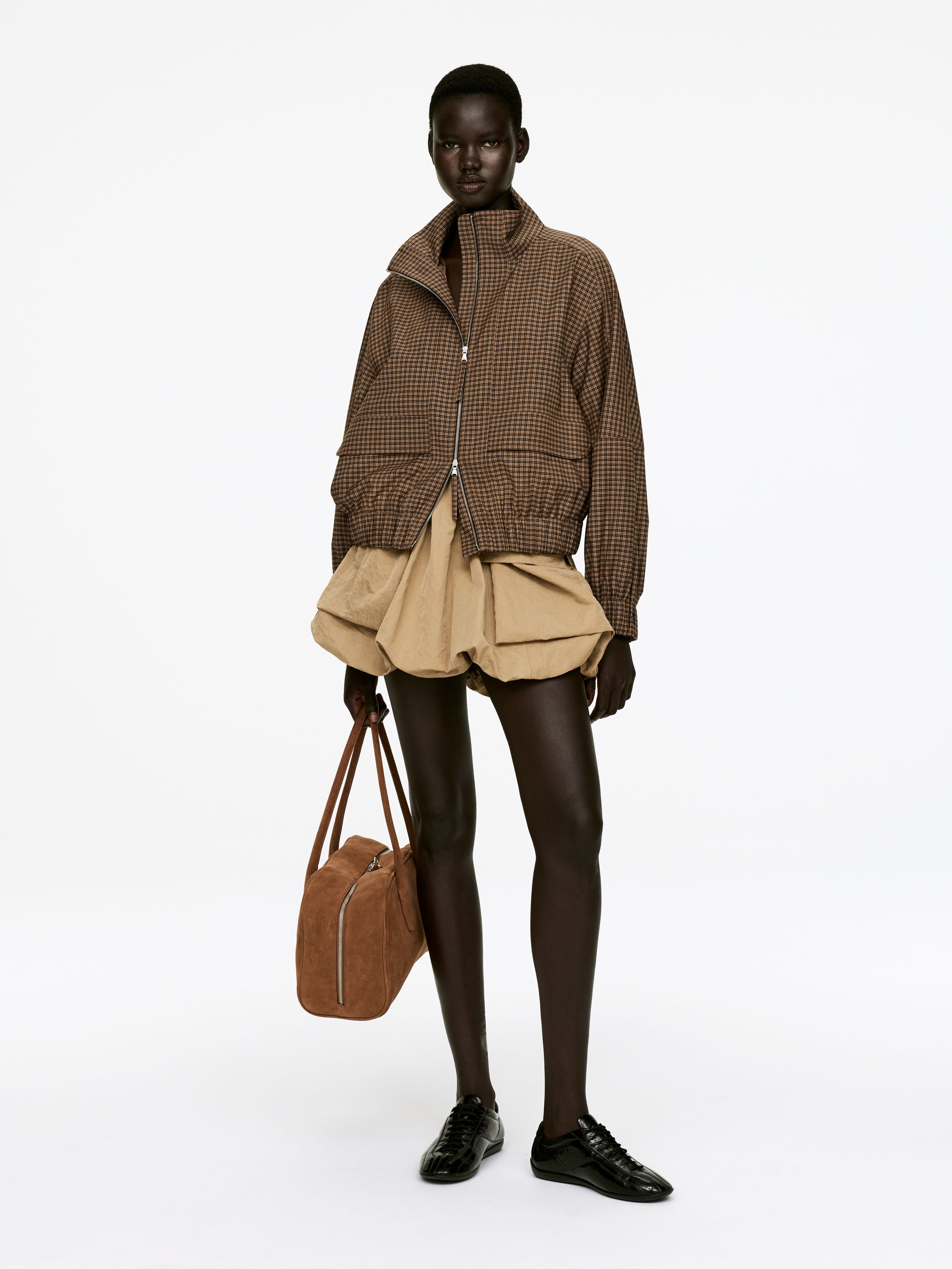 CHECKED ZIP JACKET - XNAUWBI