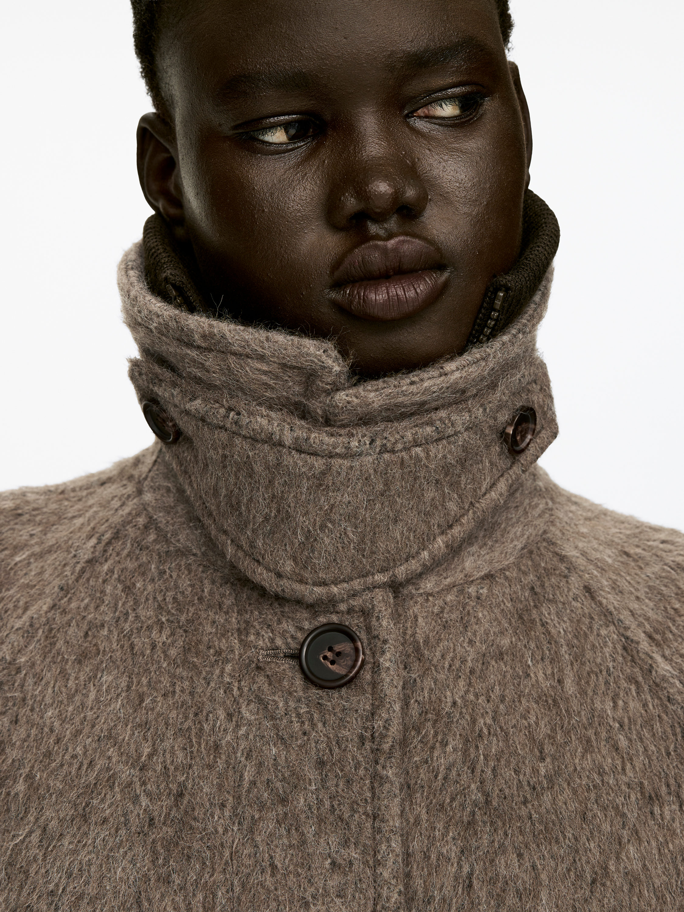 WOOL-ALPACA BLEND COAT - XNAUWBI