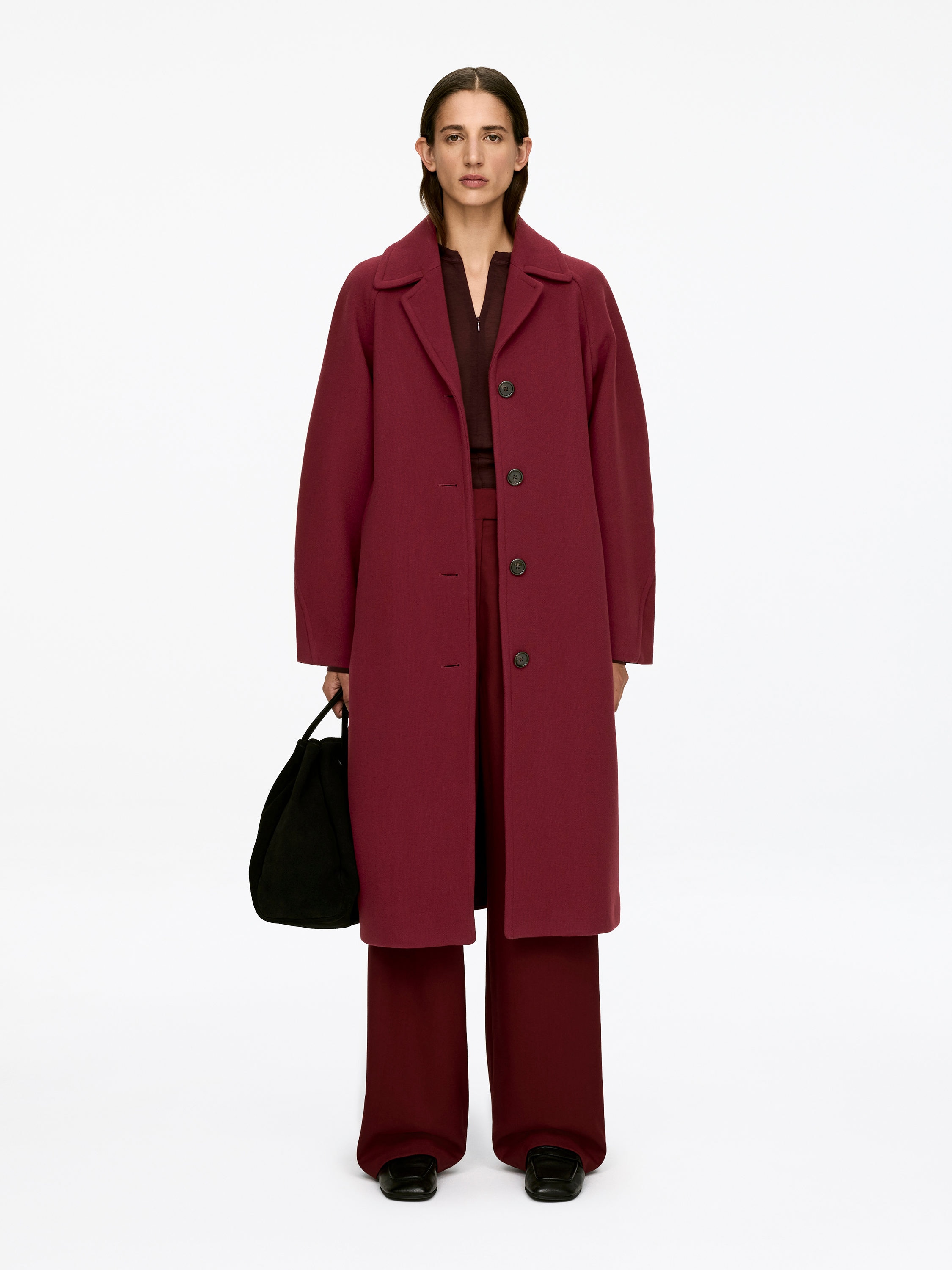 OVERSIZED WOOL-BLEND COAT - XNAUWBI