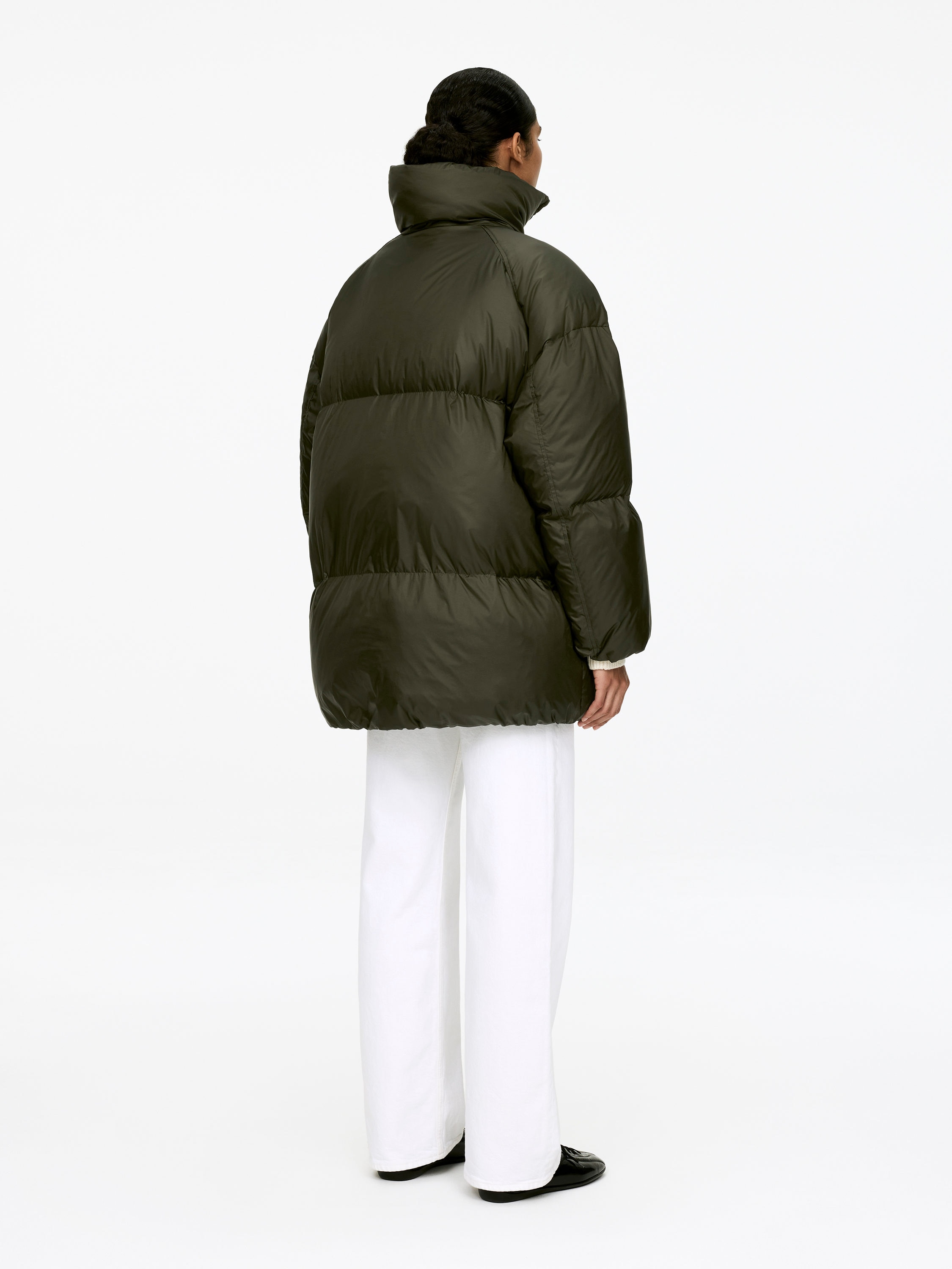 UPCYCLED DOWN PUFFER JACKET - XNAUWBI