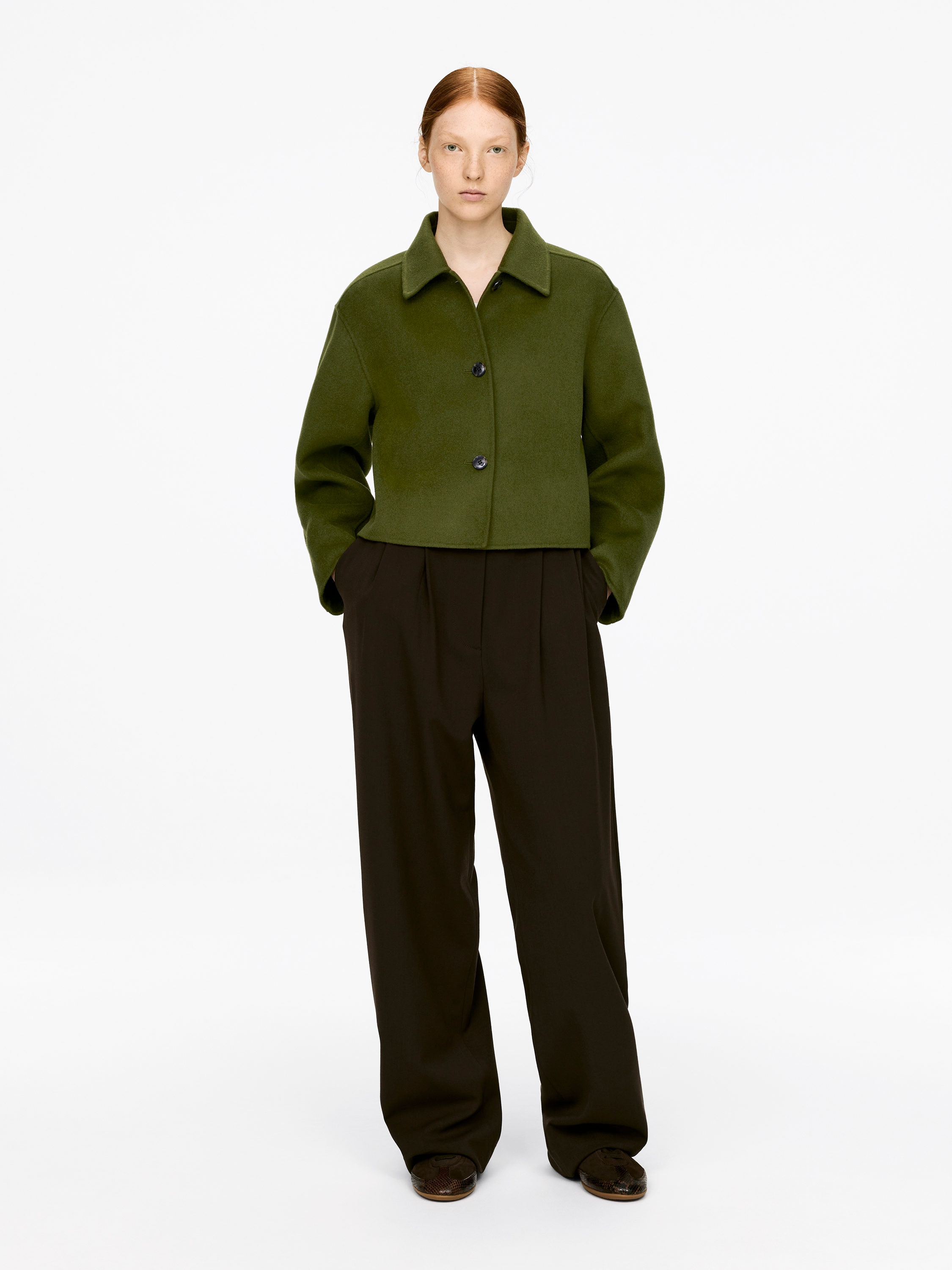 DOUBLÉ WOOL-BLEND OVERSHIRT - XNAUWBI