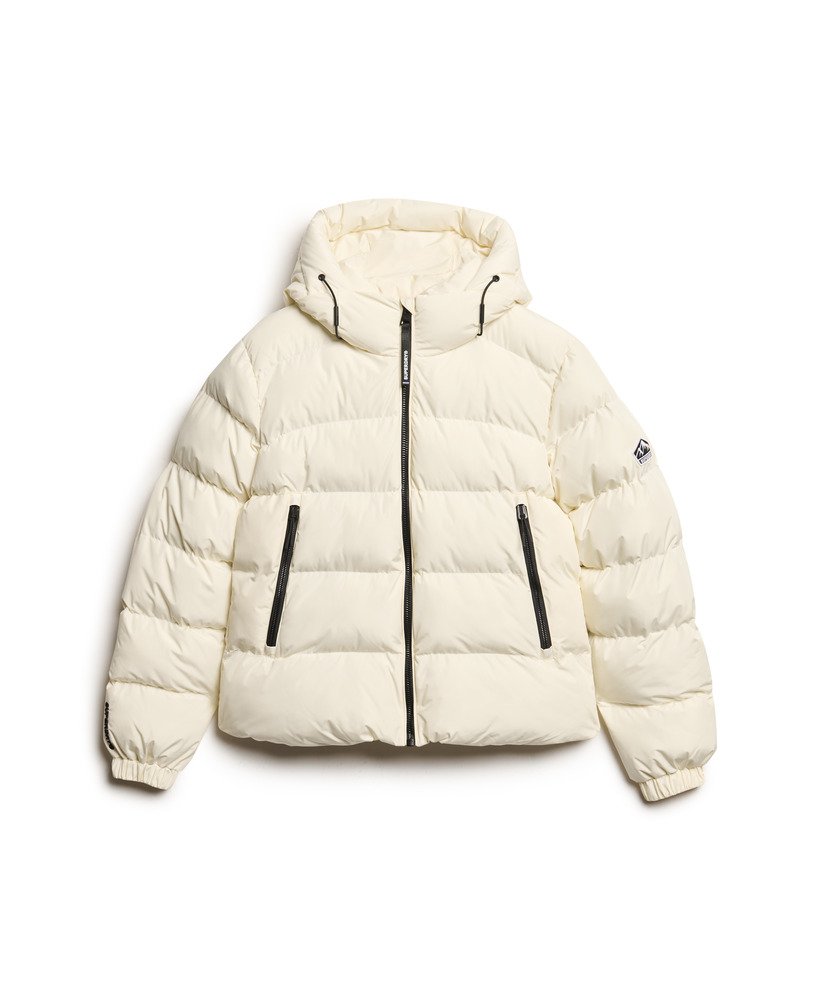 Hooded Sports Puffer Jacket - XNAUWBI