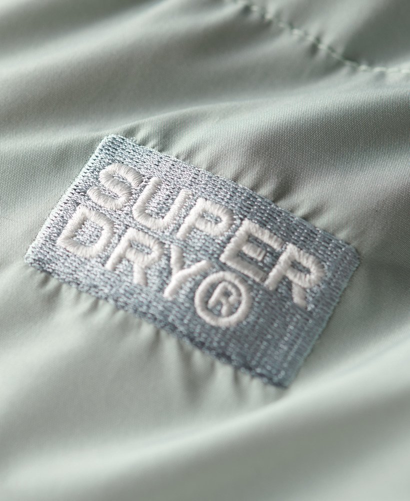 Hooded Mid Length Sports Puffer Jacket - XNAUWBI