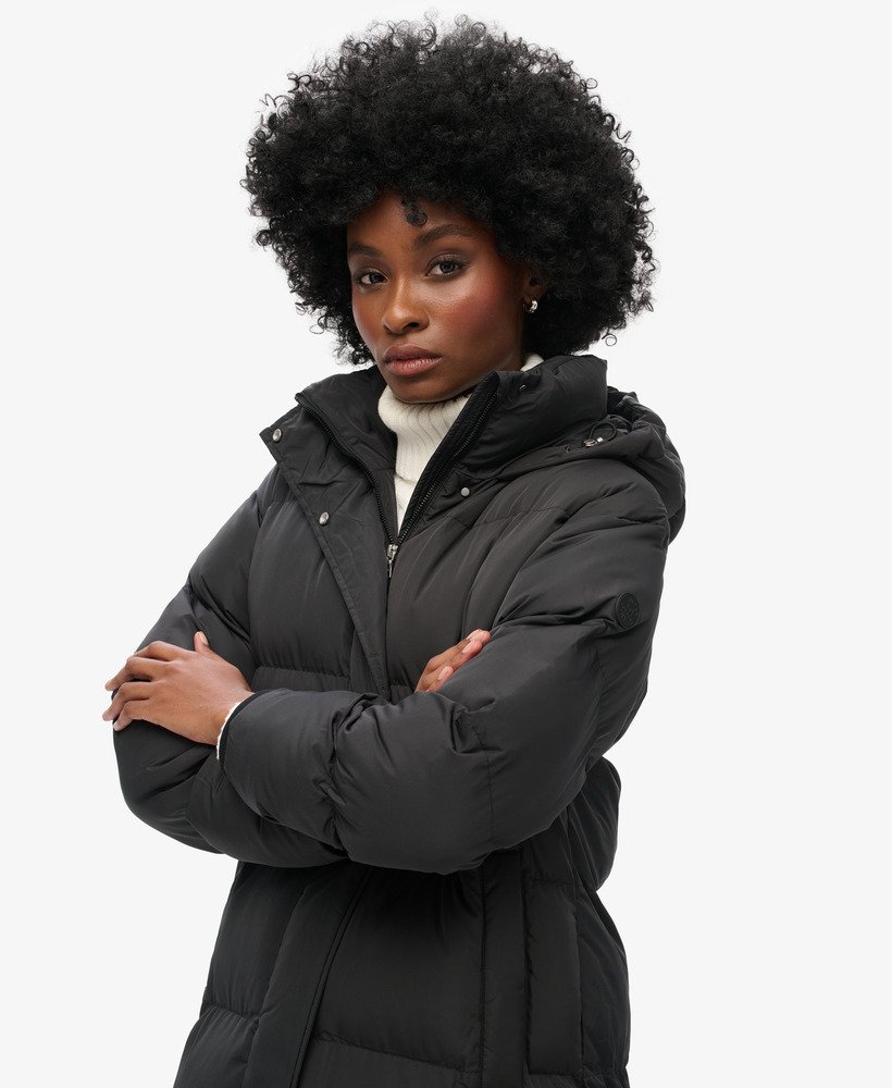 Maxi Hooded Puffer Coat - XNAUWBI