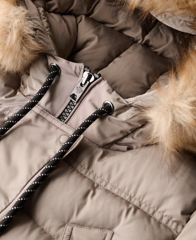 Everest Faux Fur Longline Coat - XNAUWBI