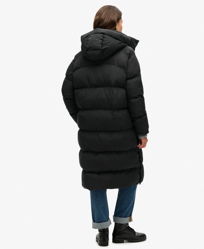 Longline Hooded Puffer Coat - XNAUWBI