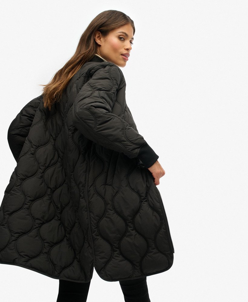 Longline Quilted Liner Jacket - XNAUWBI