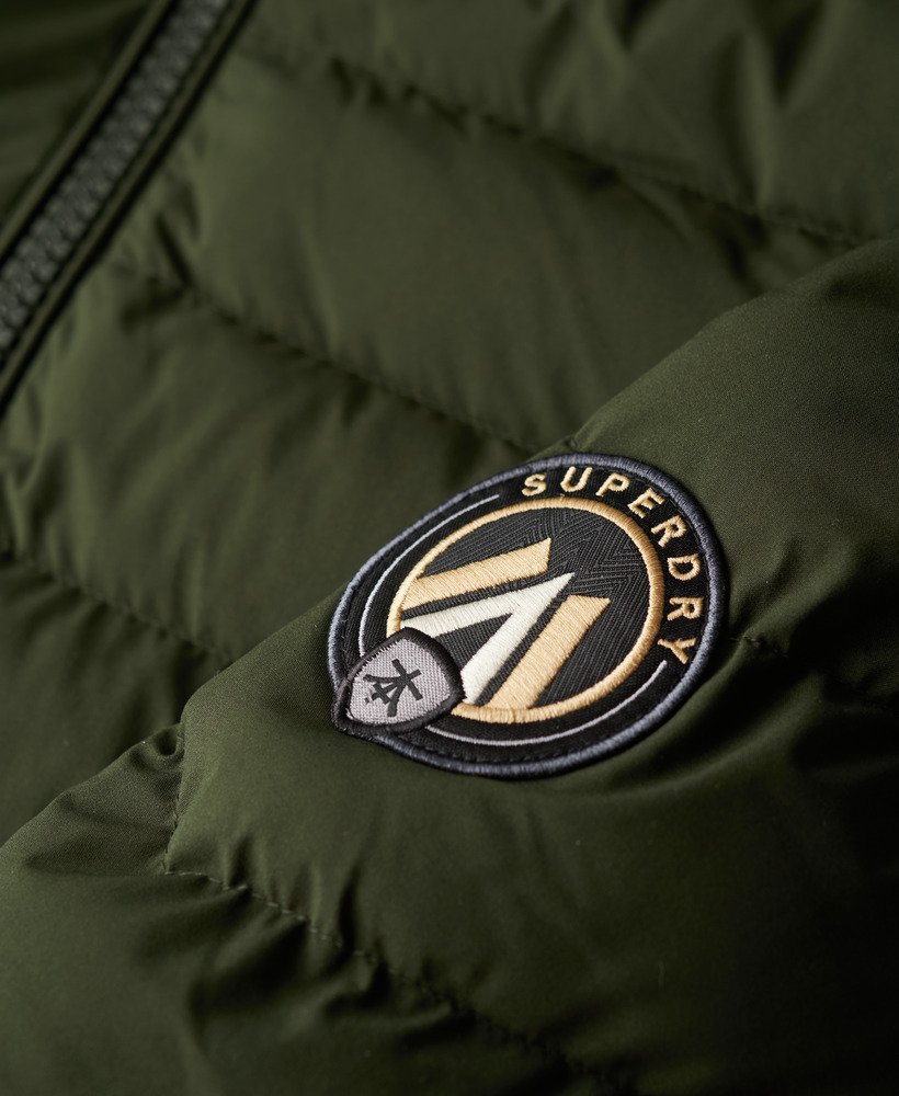 Fuji Faux Fur Hooded Padded Jacket - XNAUWBI