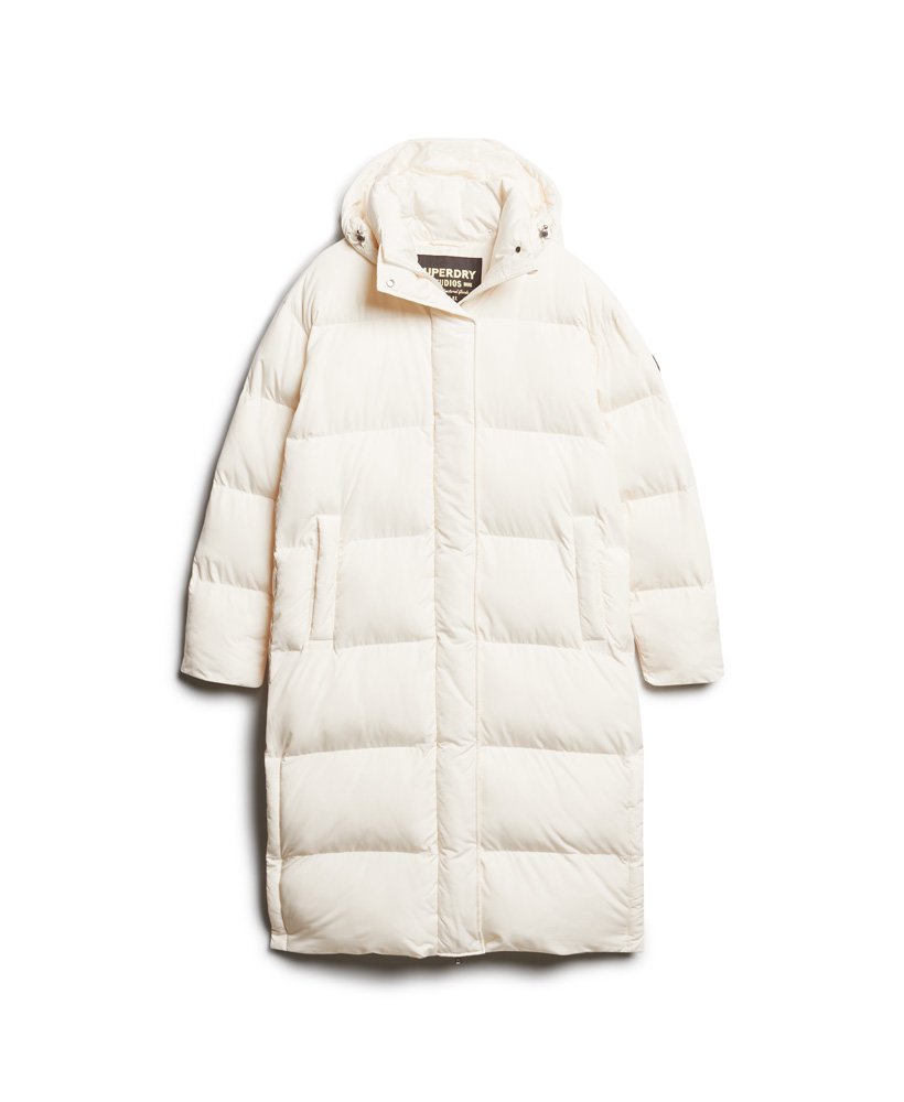 Hooded Longline Puffer Coat - XNAUWBI