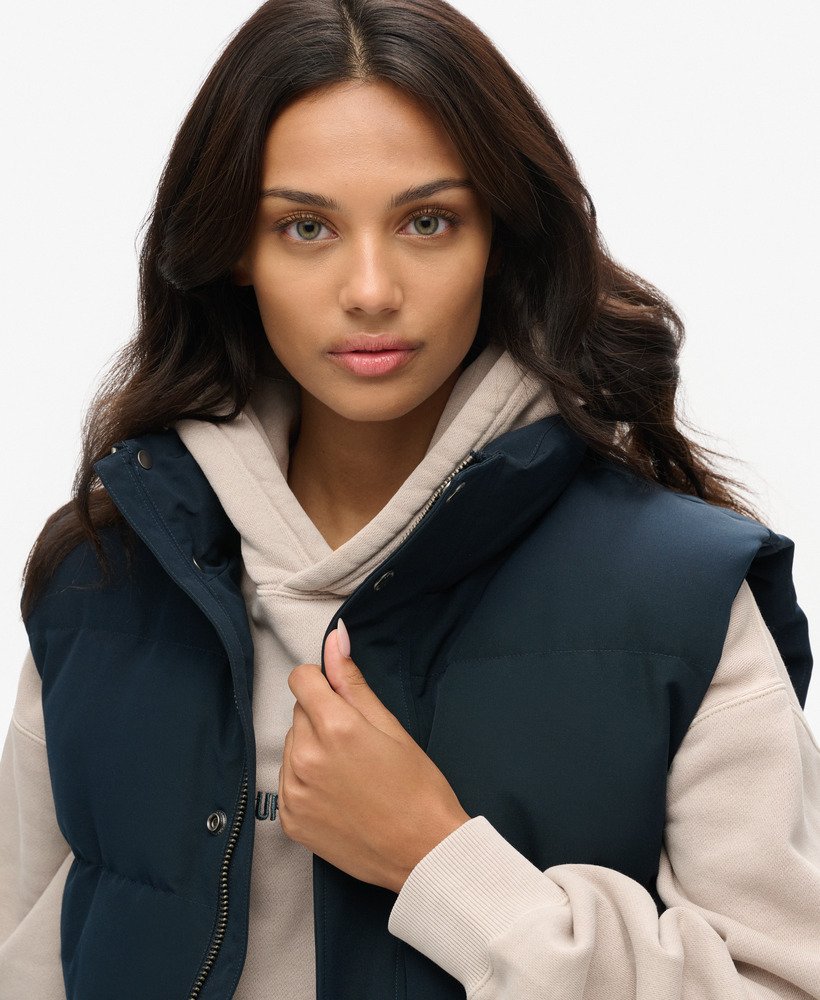 Oversized Non-Hooded Everest Gilet - XNAUWBI