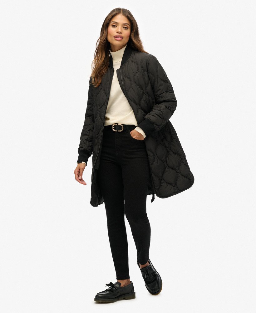 Longline Quilted Liner Jacket - XNAUWBI