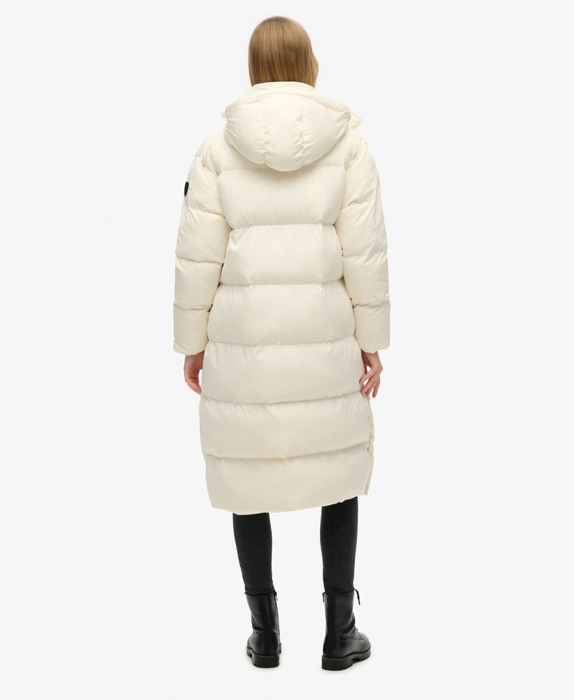 Hooded Longline Puffer Coat - XNAUWBI