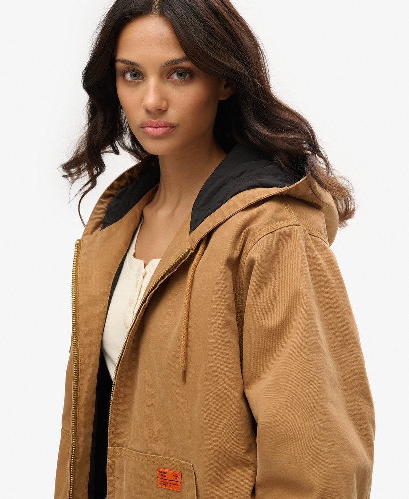 Oversized Surplus Hooded Bomber Jacket - XNAUWBI
