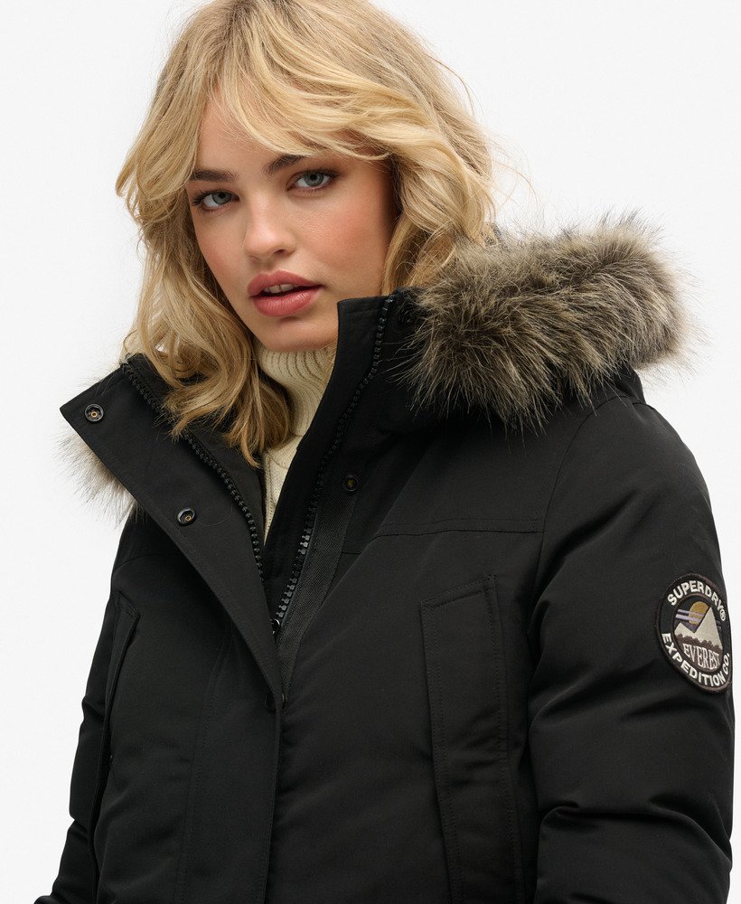 Everest Faux Fur Parka Coat - XNAUWBI