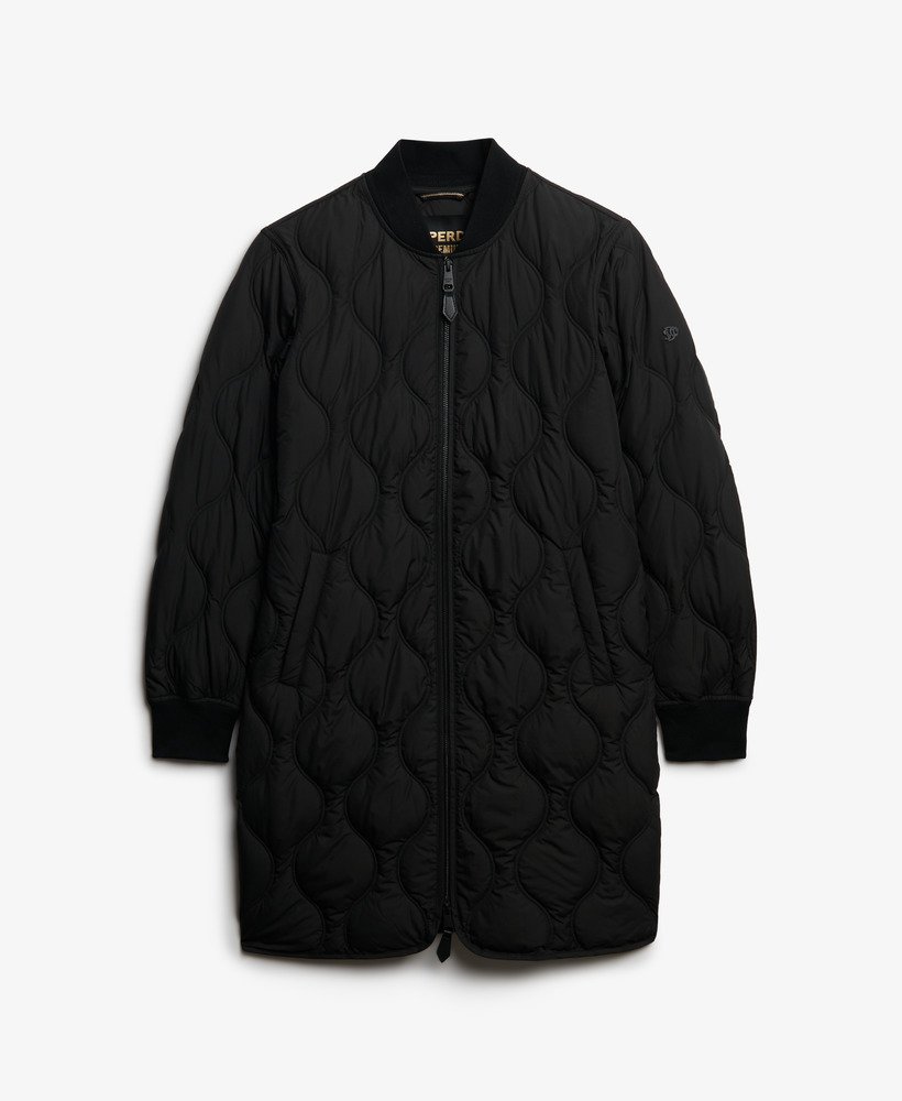 Longline Quilted Liner Jacket - XNAUWBI