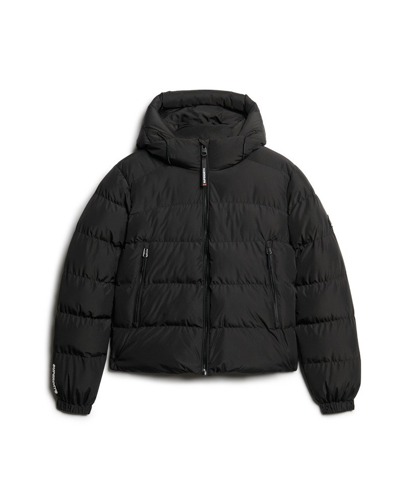Hooded Sports Puffer Jacket - XNAUWBI
