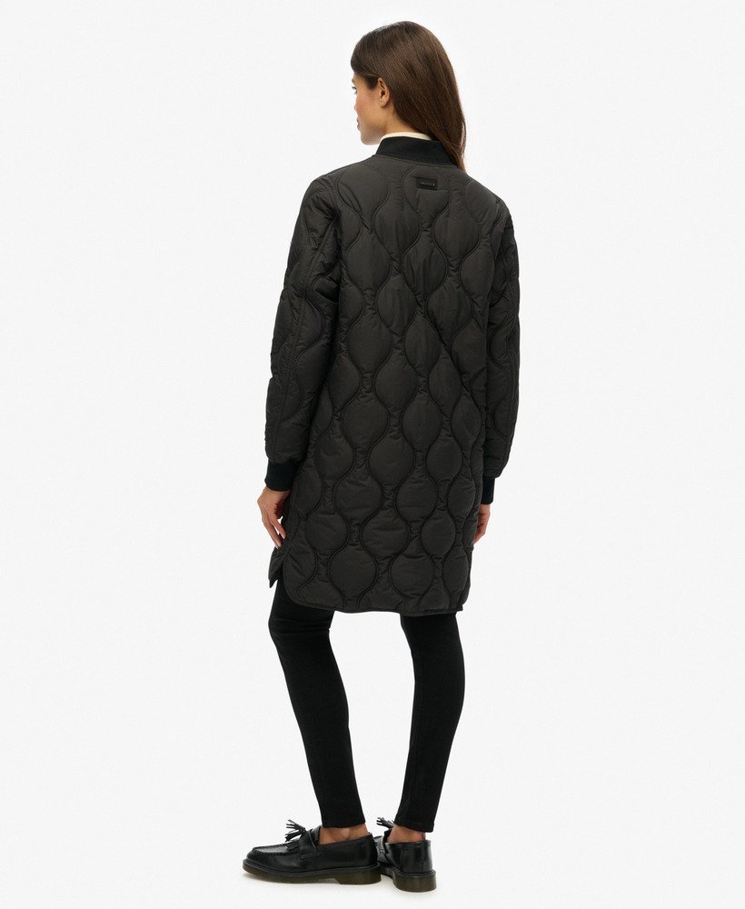 Longline Quilted Liner Jacket - XNAUWBI