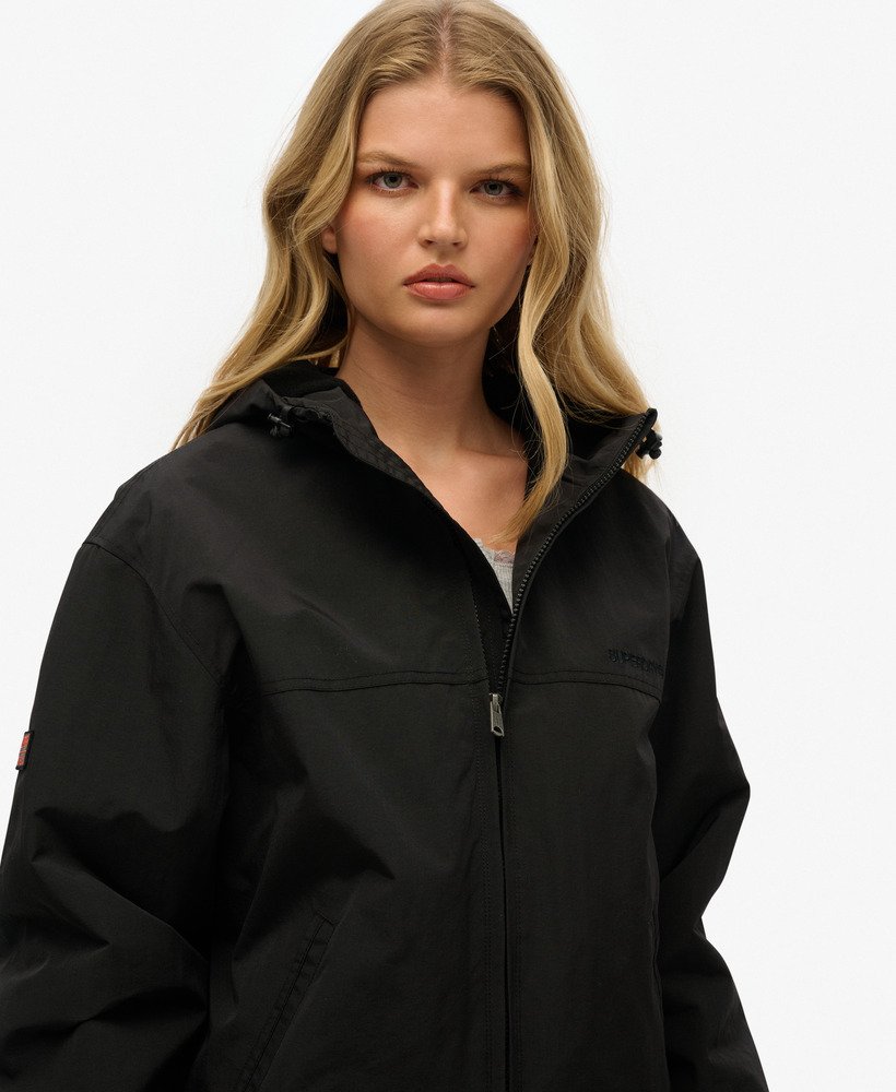 Oversized Surplus Nylon Hooded Bomber Jacket - XNAUWBI