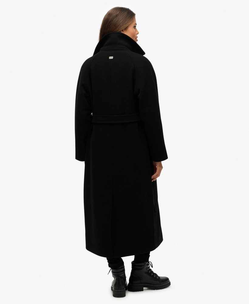 Relaxed Long Wool Coat - XNAUWBI