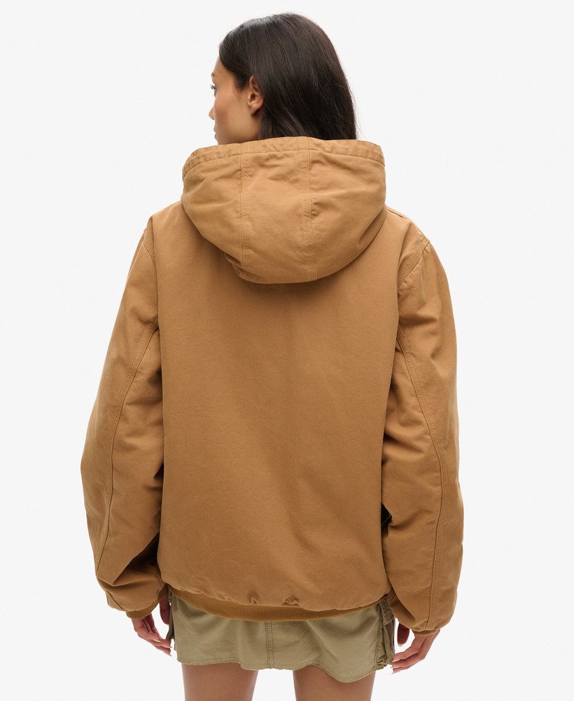 Oversized Surplus Hooded Bomber Jacket - XNAUWBI