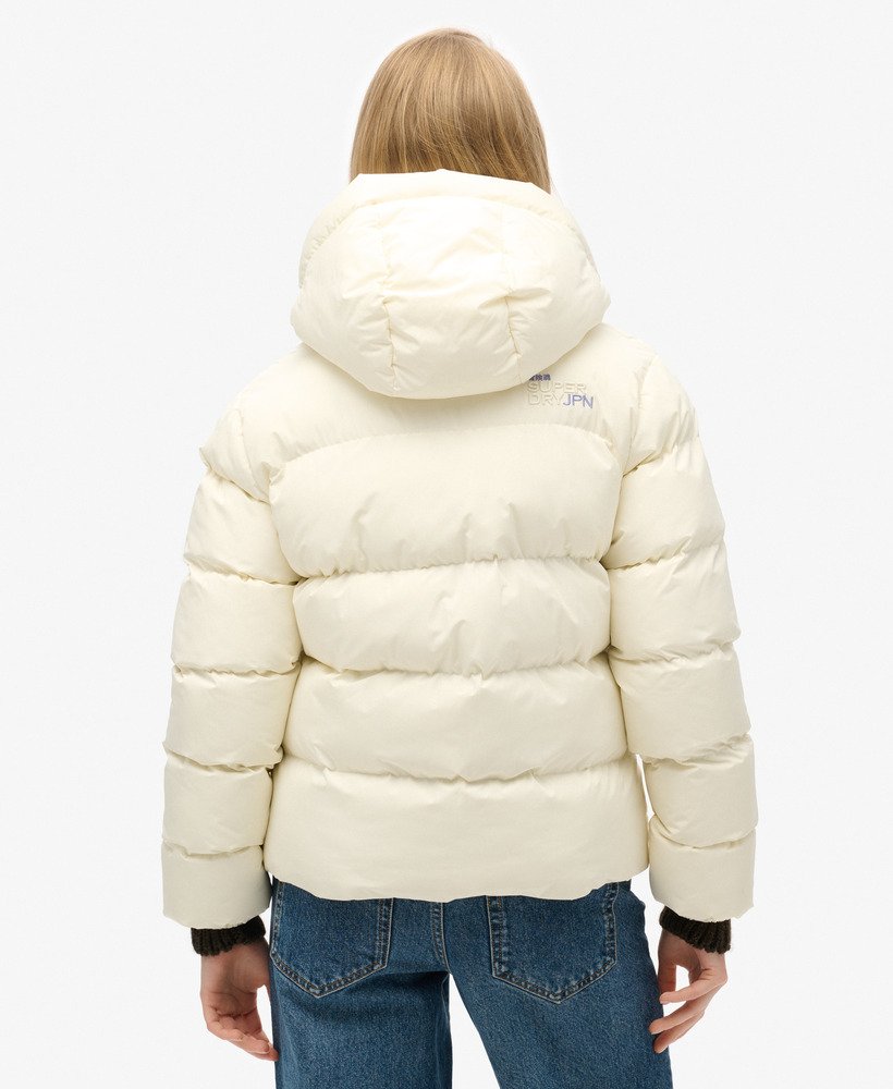 Hooded Sports Puffer Jacket - XNAUWBI