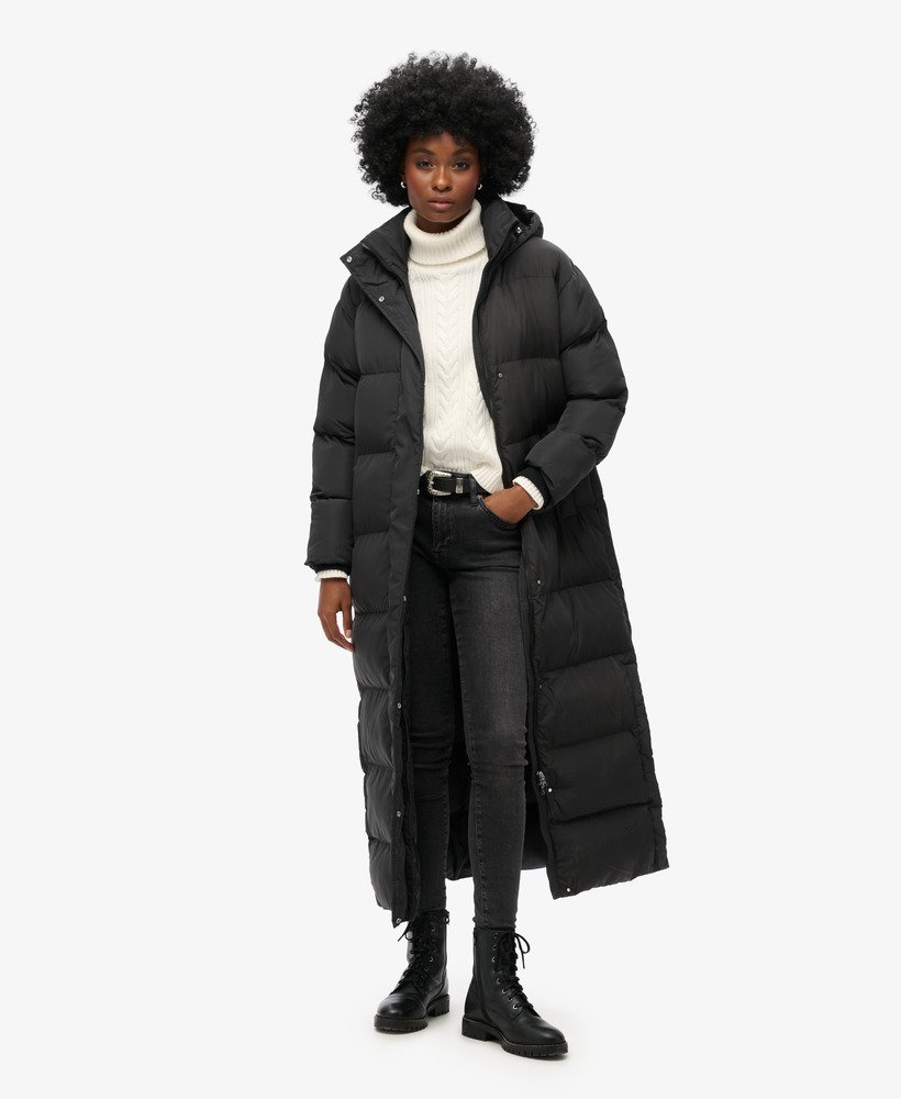 Maxi Hooded Puffer Coat - XNAUWBI